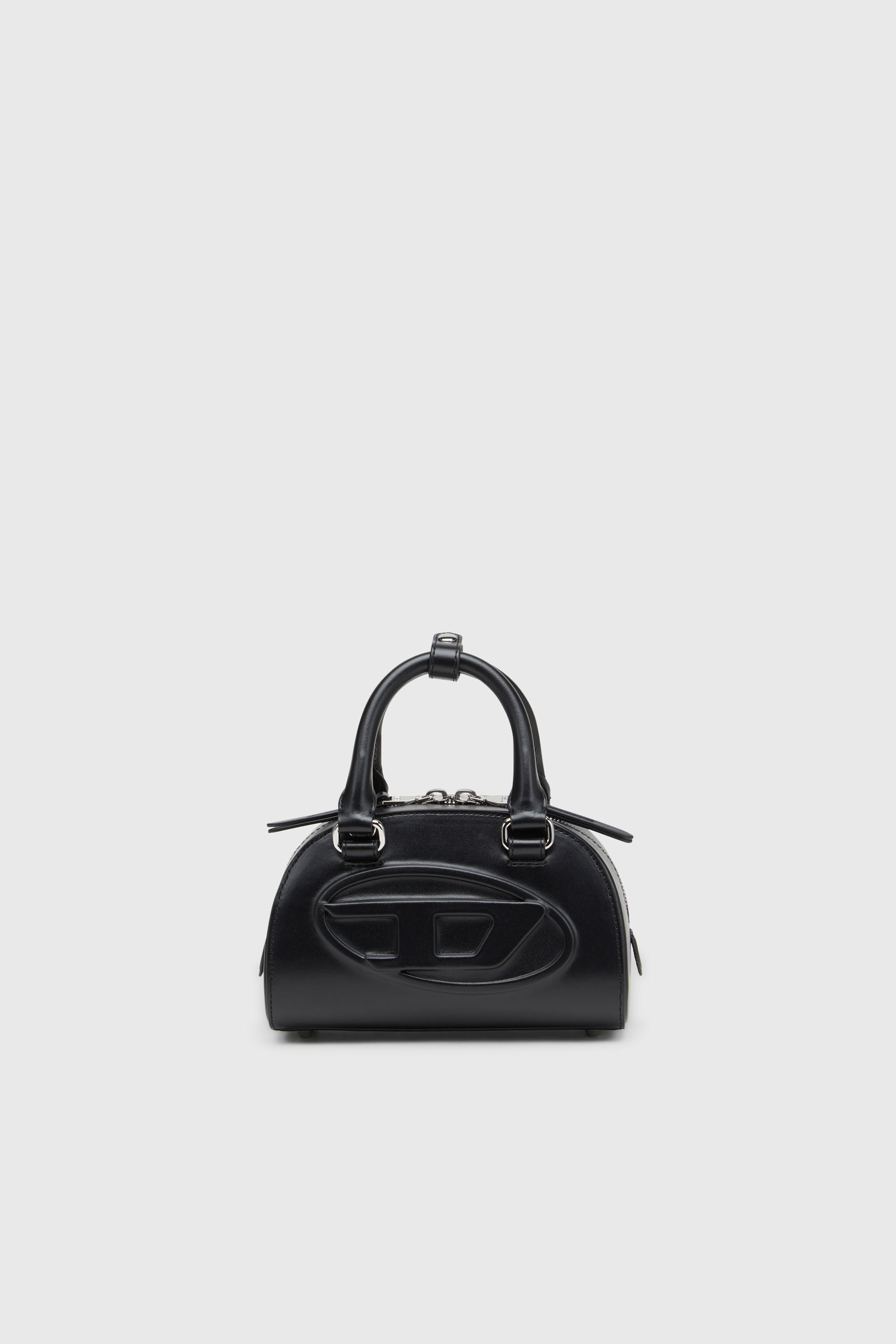 Diesel - 1DR DOME CROSSBODY, 1DR Dome-Petit sac bowling en cuir Femme in Noir - 2