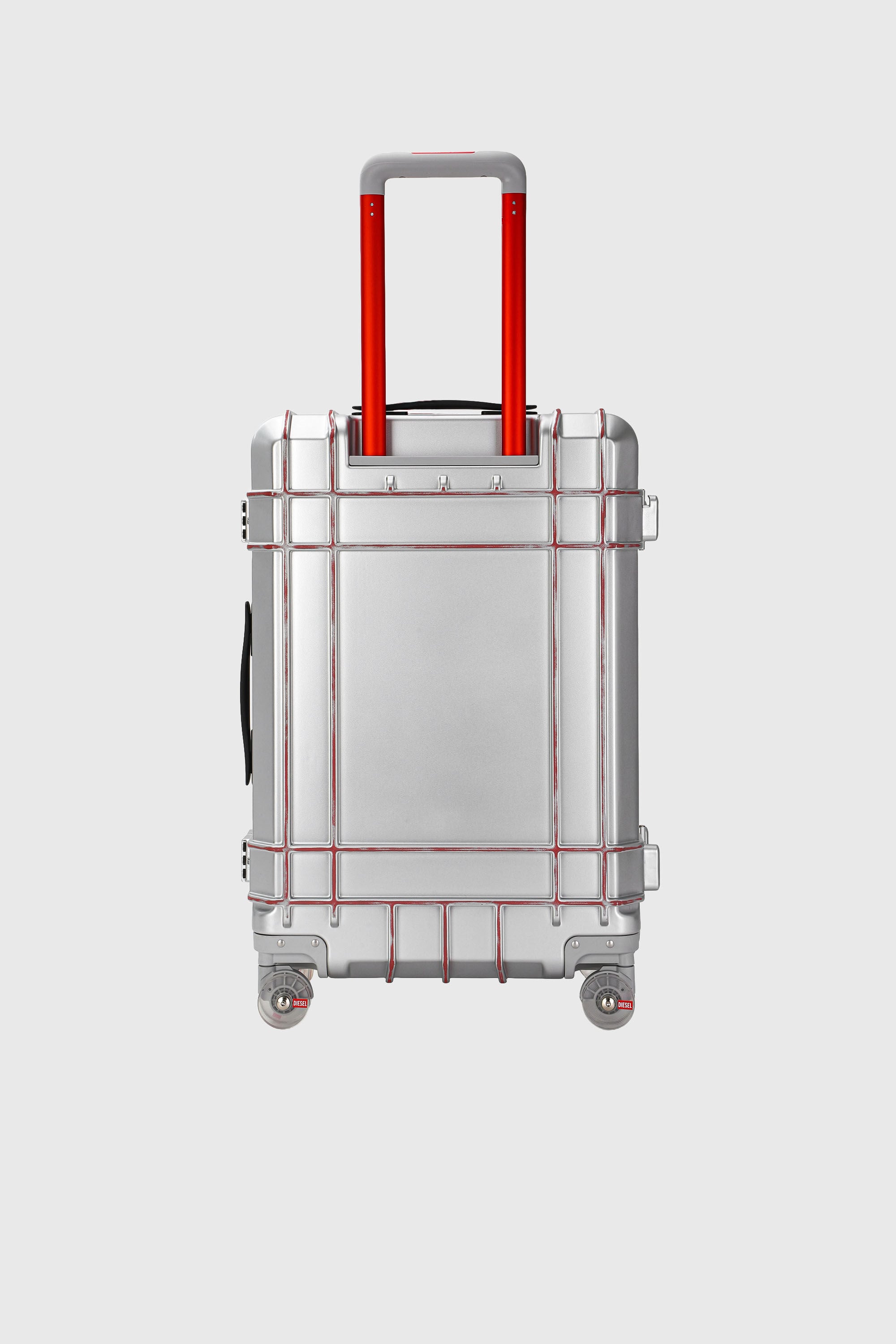 Diesel - DIESEL PC STRONG IMAGE TROLLEY- DSL003, Valise robuste taille M Mixte in Gris argent&eacute; - 2
