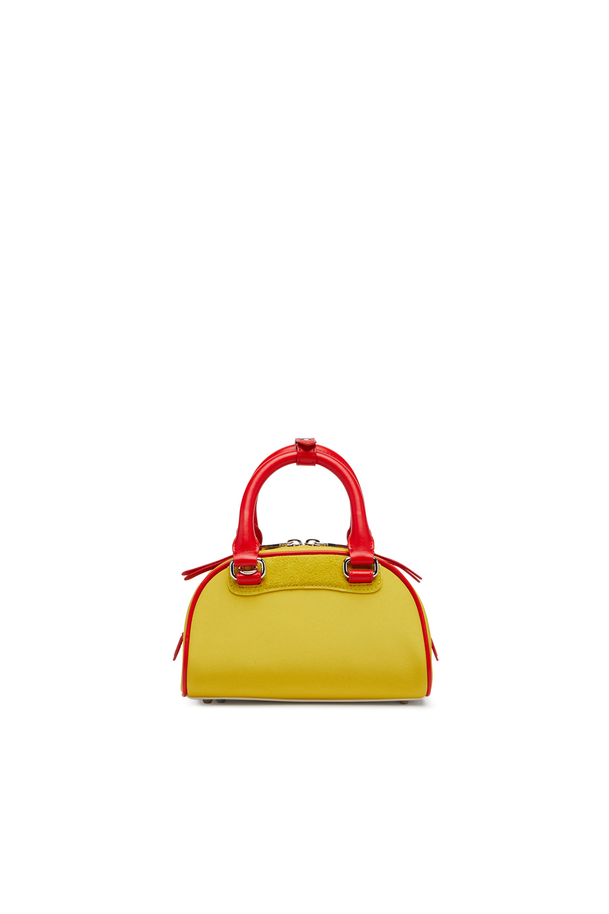 Diesel - 1DR DOME CROSSBODY, 1DR Dome-Mini sac bowling color-block Femme in Jaune - 2