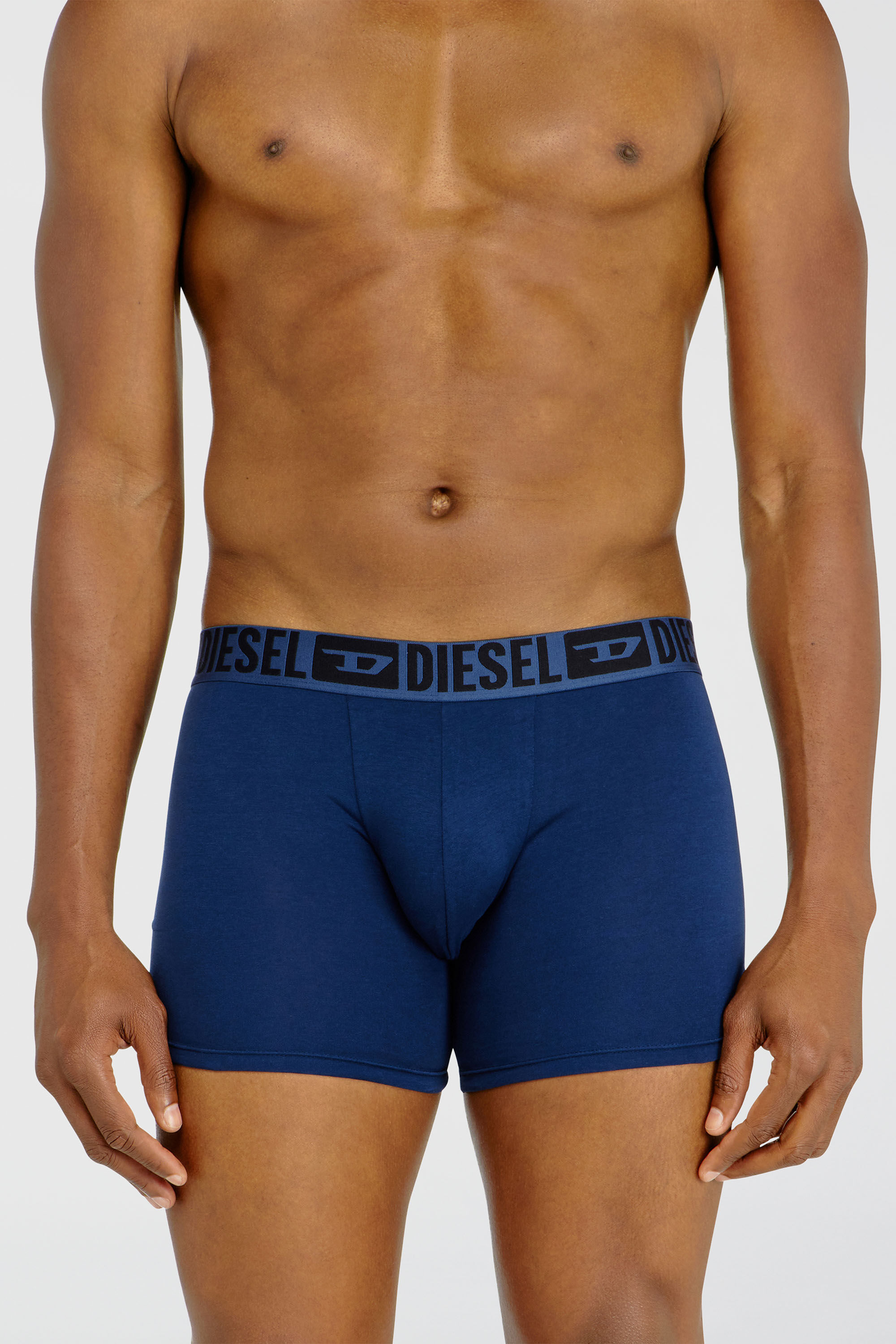 Diesel - SEBASTIAN-D-CORE-3PACK, Lot de trois boxers en coton stretch Homme in Polychrome - 3