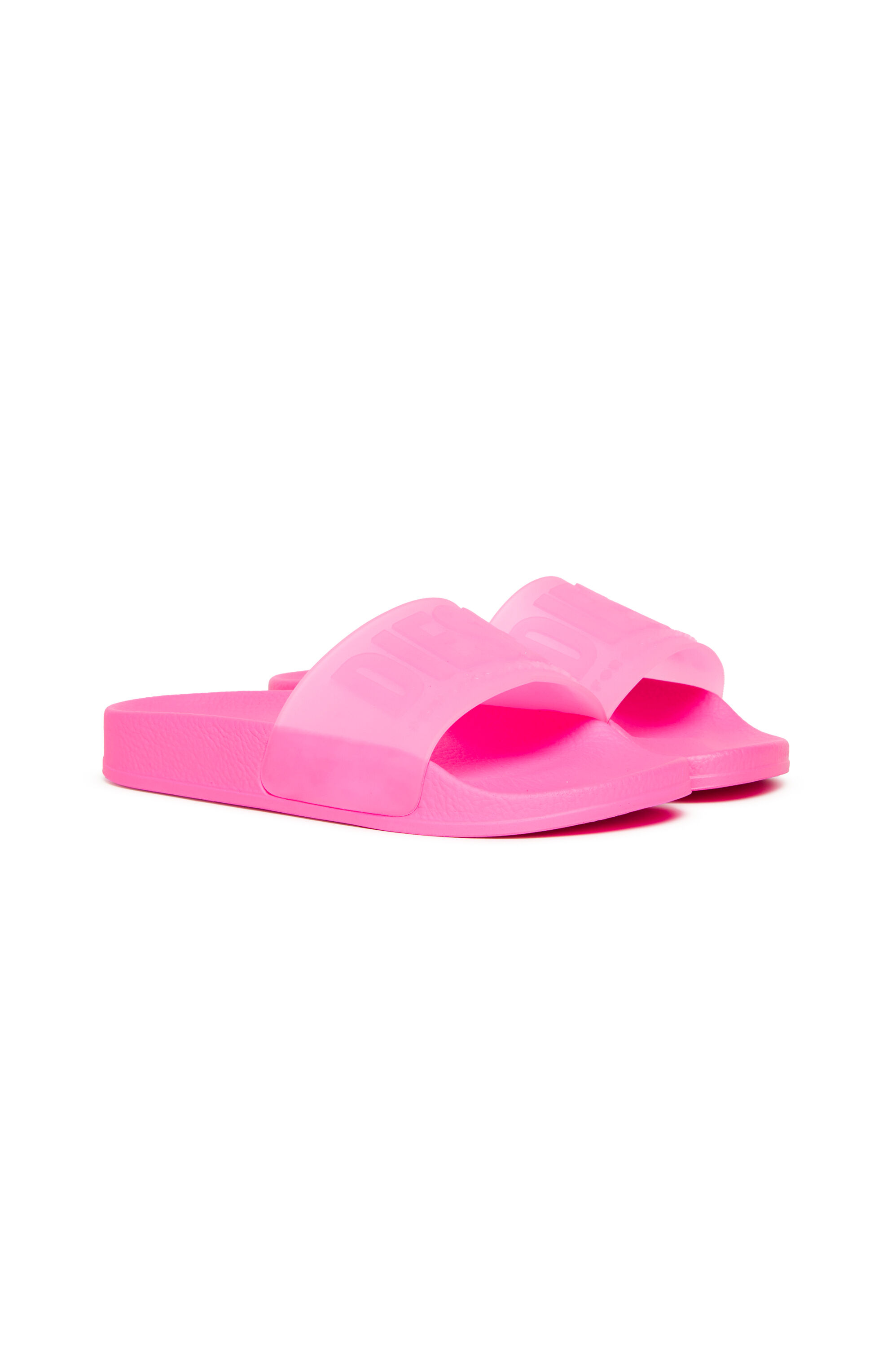 Diesel - SA-MAYEMI CC, Claquettes de piscine en caoutchouc semi-transparentes Mixte in Rose - 2
