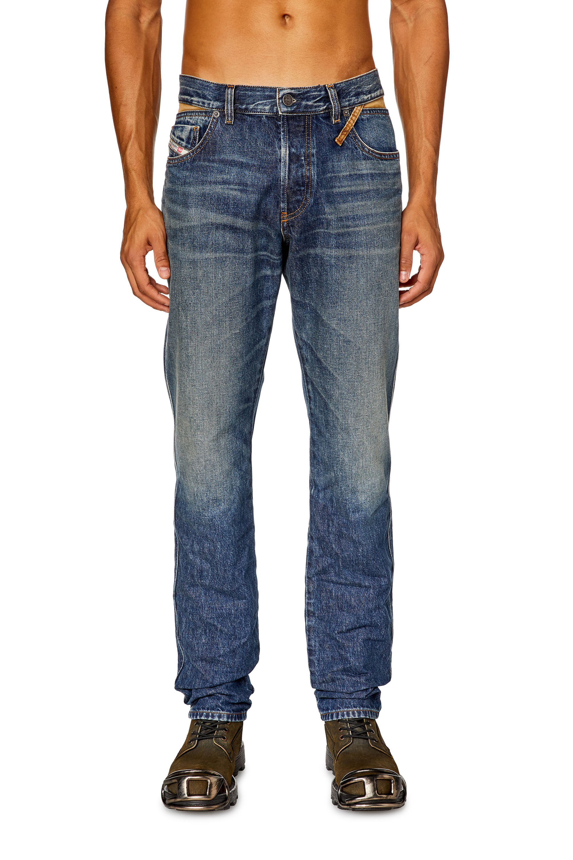 Diesel - Man's Slim Jeans 1995 D-Sark 09I36, Dark Blue - 2