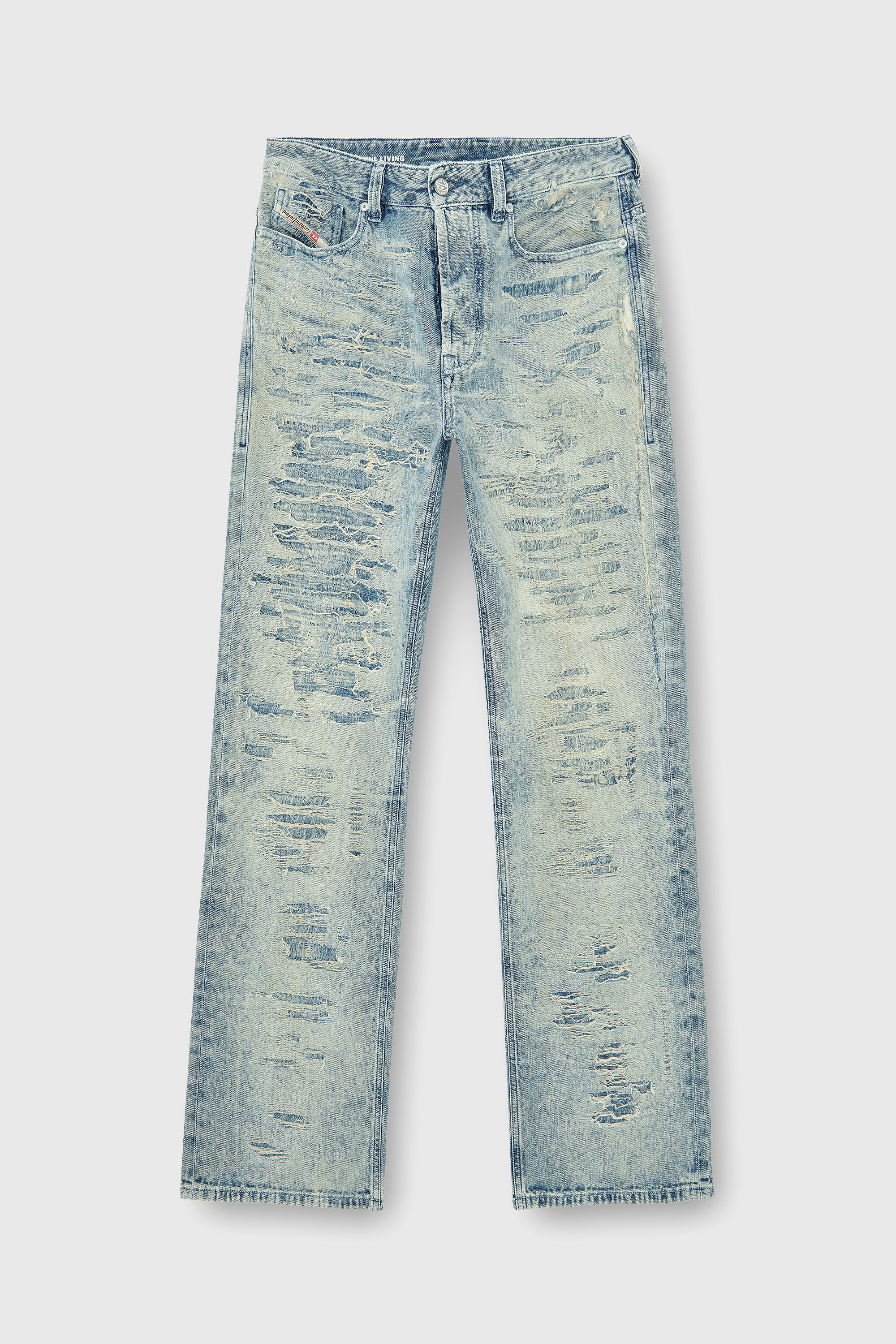 Diesel - Relaxed Jeans 1980 D-Eeper 068YM Homme, Bleu moyen - Image 6