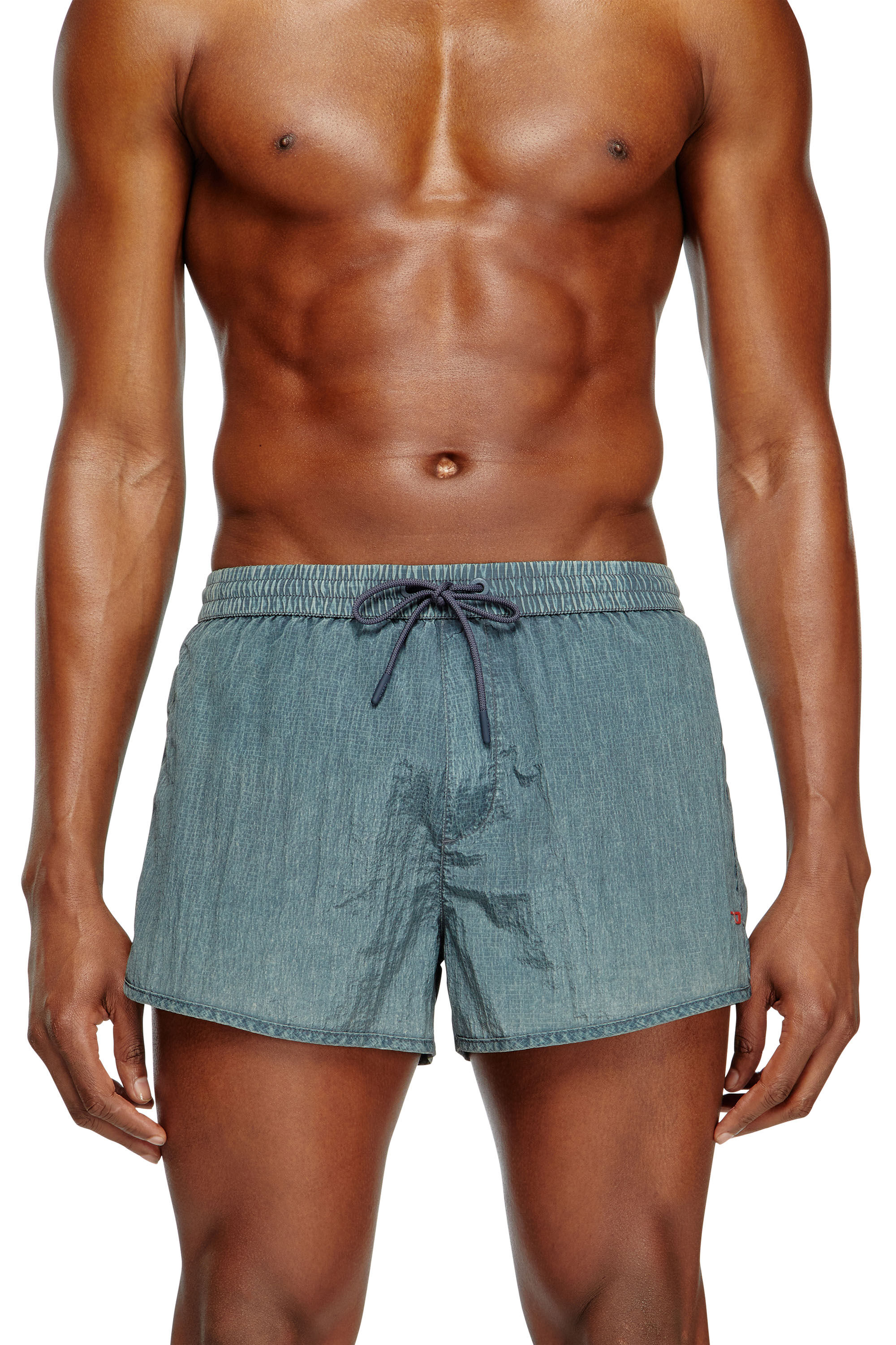 Diesel - OLIVER-30-D-POP, Short de bain en tissu indéchirable traité Homme in Gris - 1
