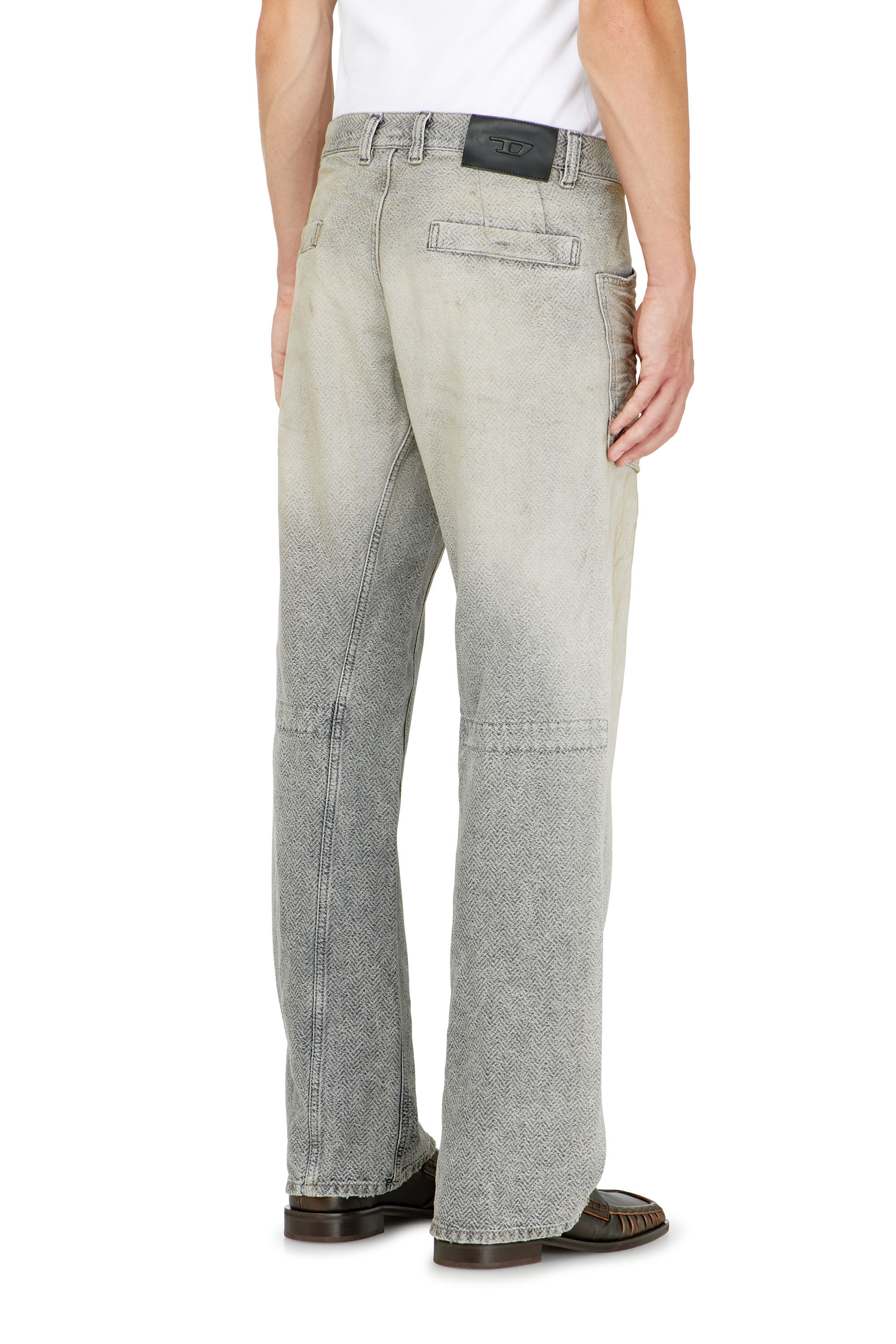 Diesel - Relaxed Jeans D-Zeta 09Q11 Homme, Gris - Image 5