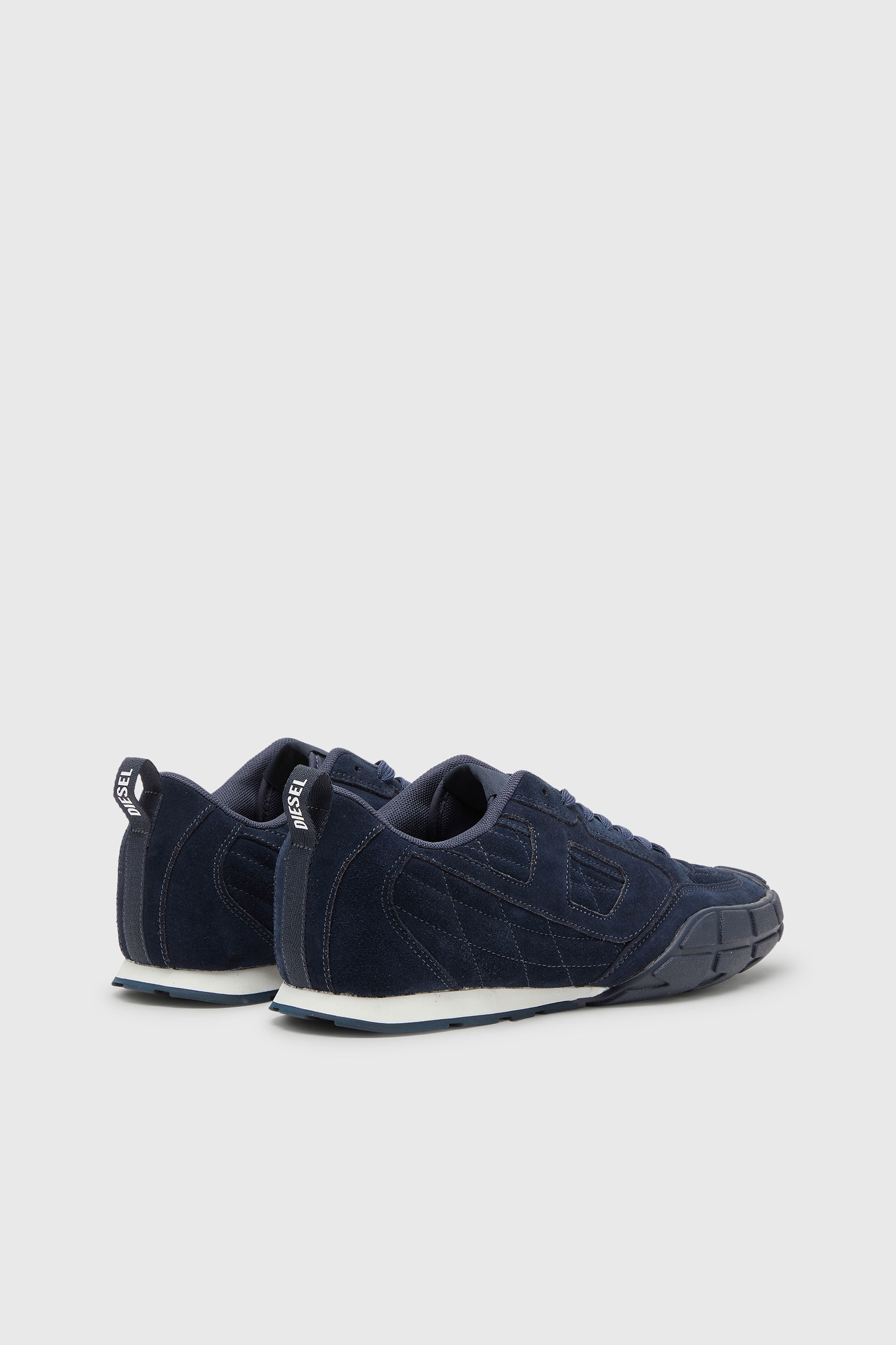 Diesel - S-PAGODHA LOW, S-Pagodha-Baskets en daim matelass&eacute;es Homme in Bleu - 3