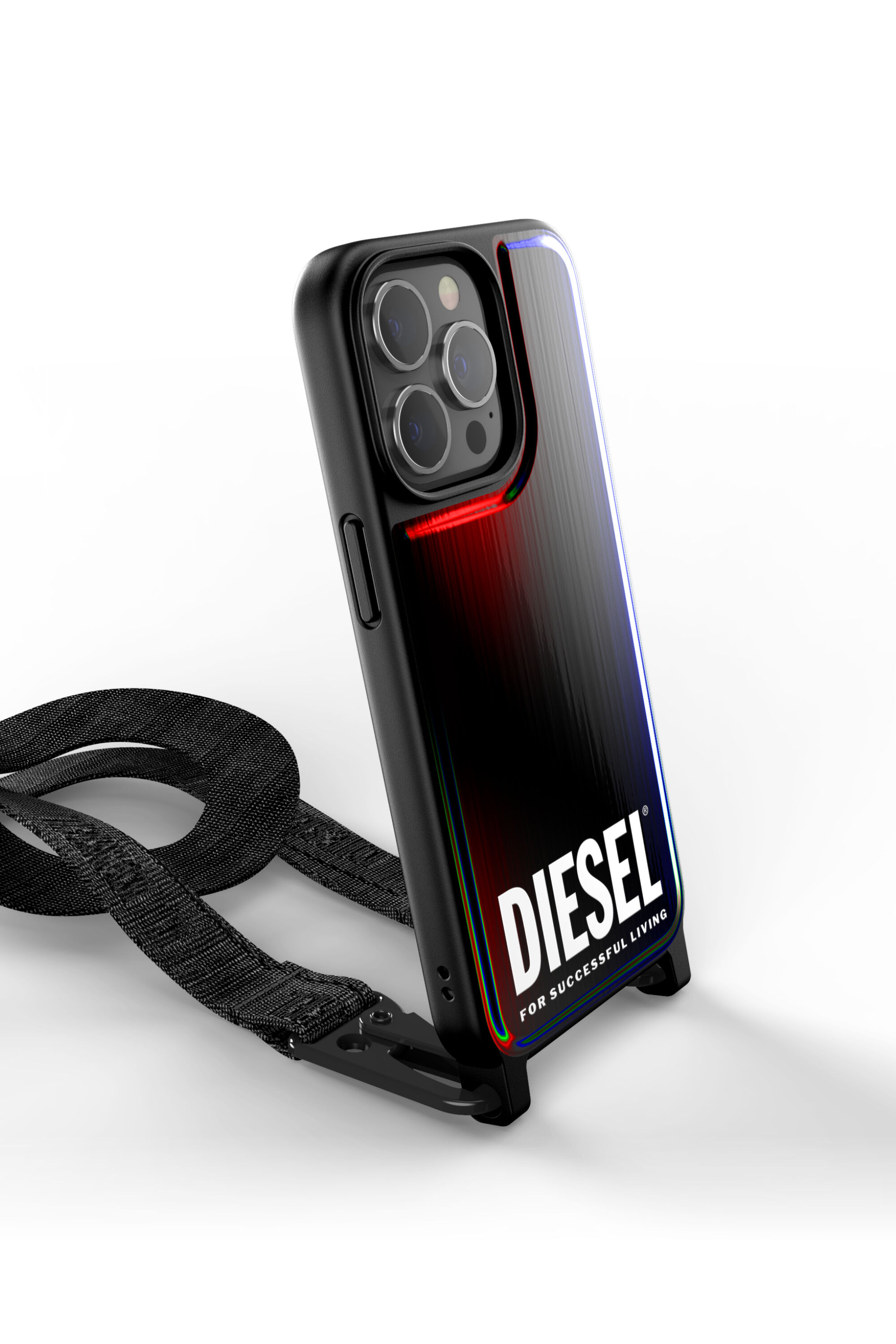 Diesel - 47171 NECKLACE CASE, Étui à collier pour iPhone 13/13 Pro Mixte in Polychrome - 3