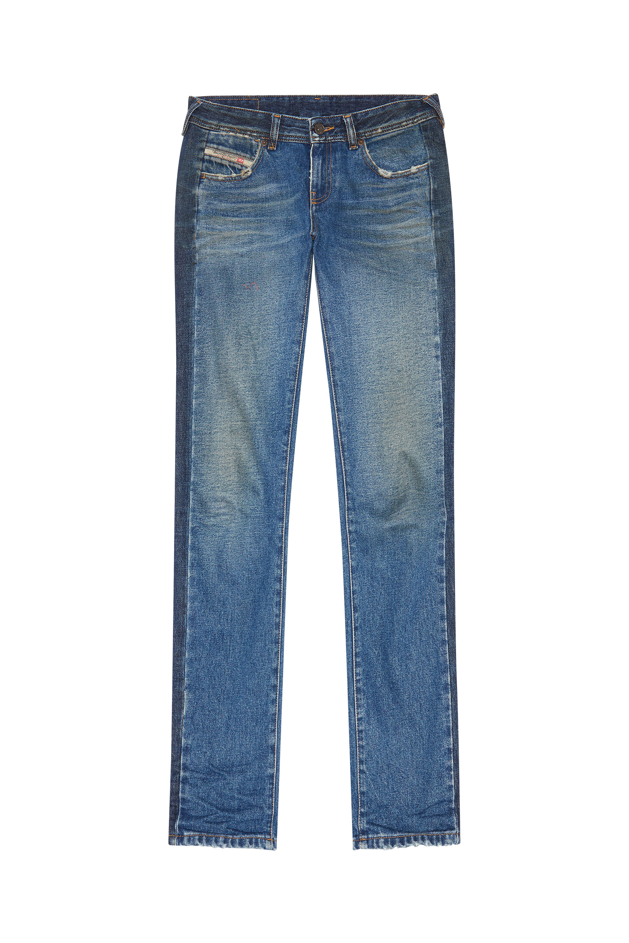 Diesel - 2002 09E22 Straight Jeans, Medium blue - Image 2