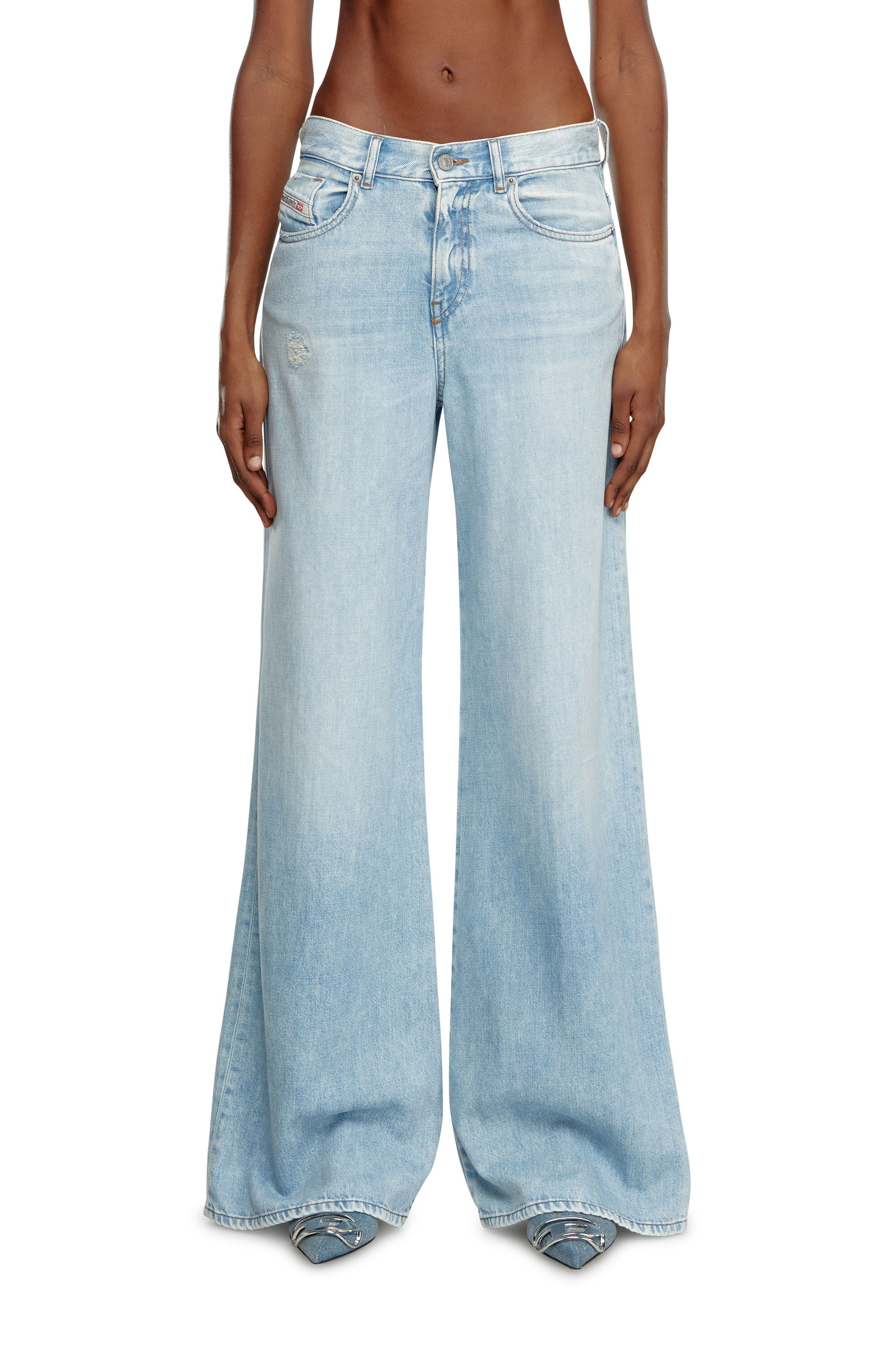 Women's Flare Jeans | Light Blue | Diesel 1978 D-Akemi