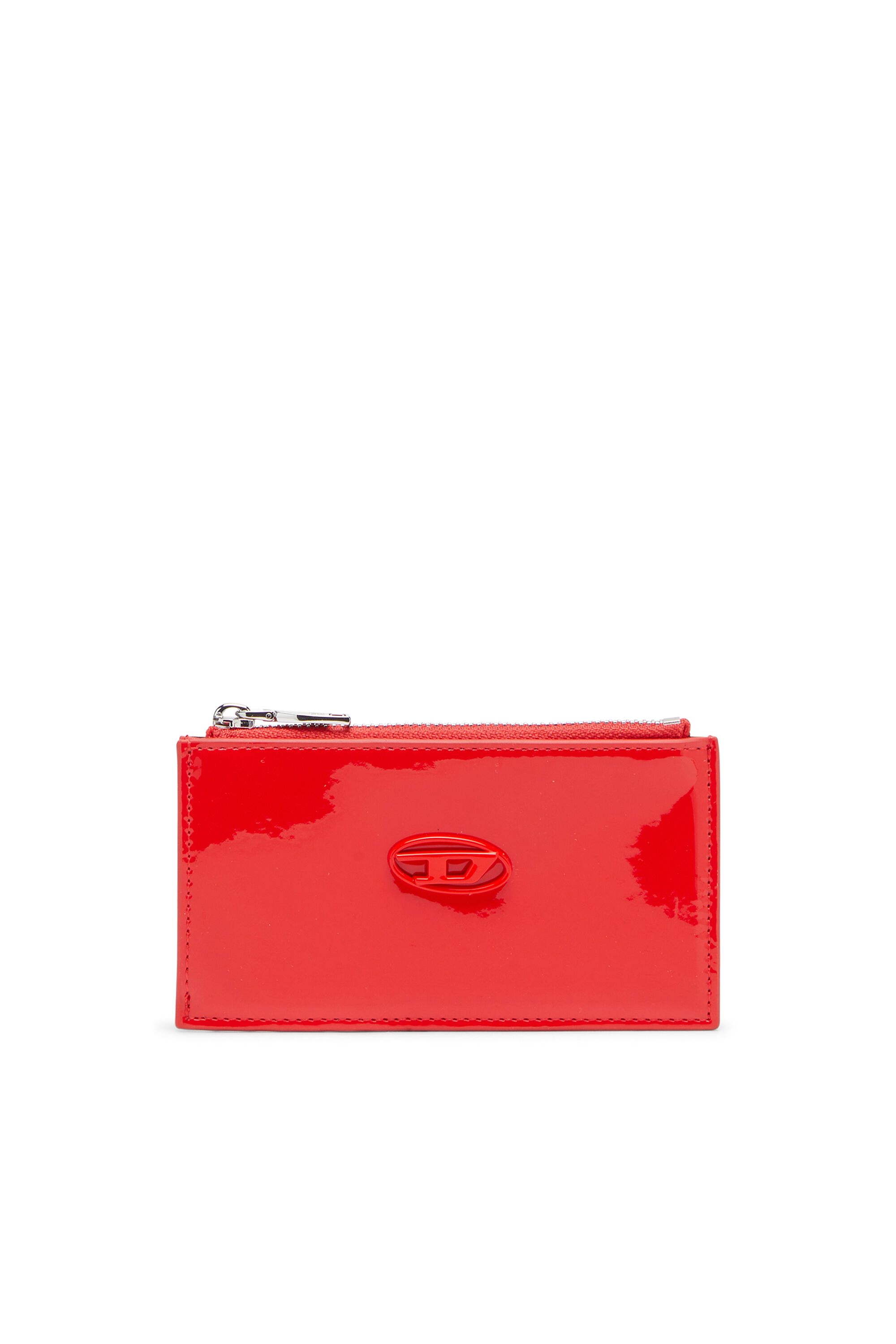 Diesel - PLAY CARD HOLDER III, Porte-cartes avec finition brillante Femme in Rouge - 1