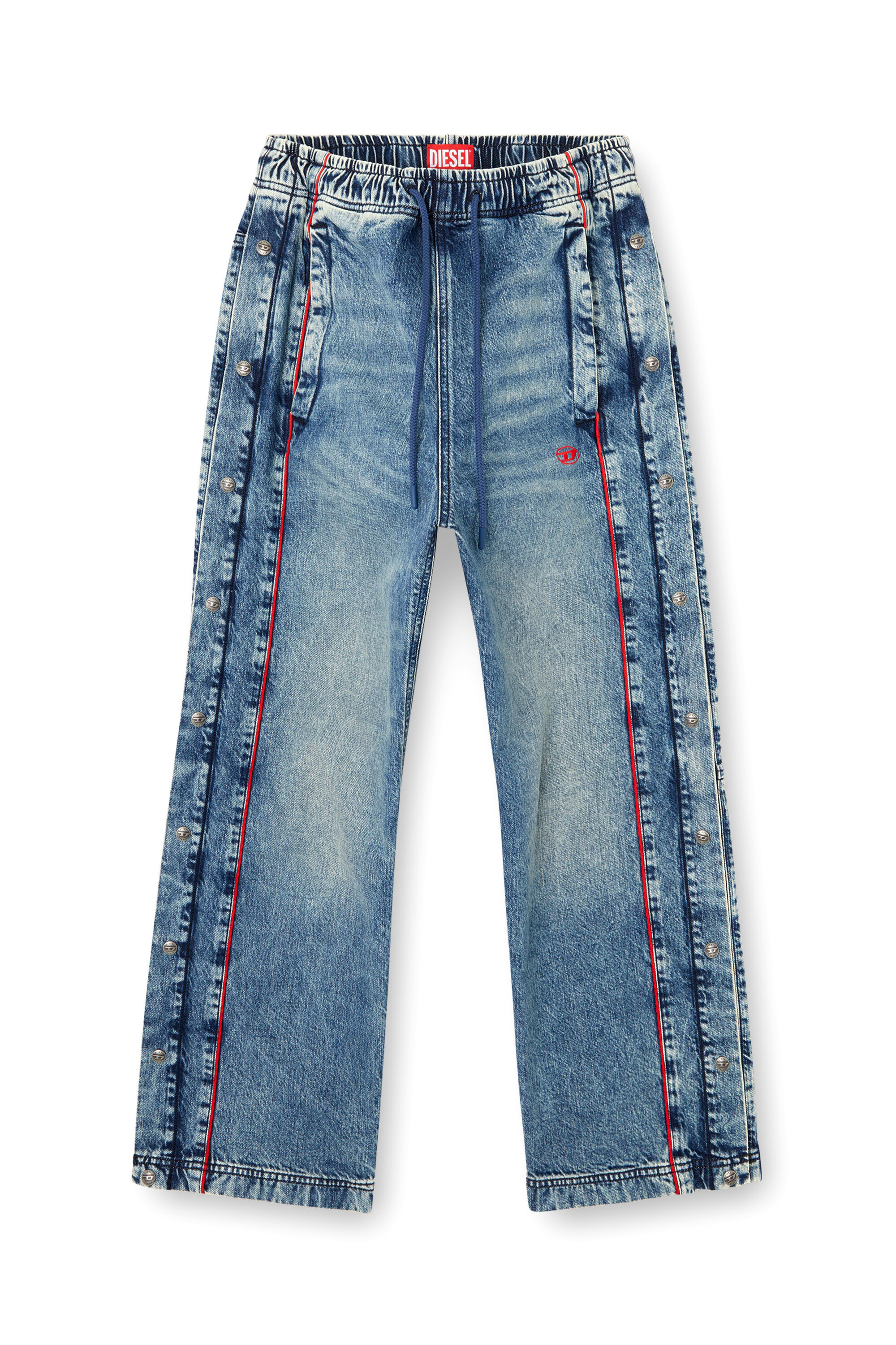 Diesel - Relaxed Jeans D-Axfor 0ABCP Mixte, Bleu moyen - Image 2