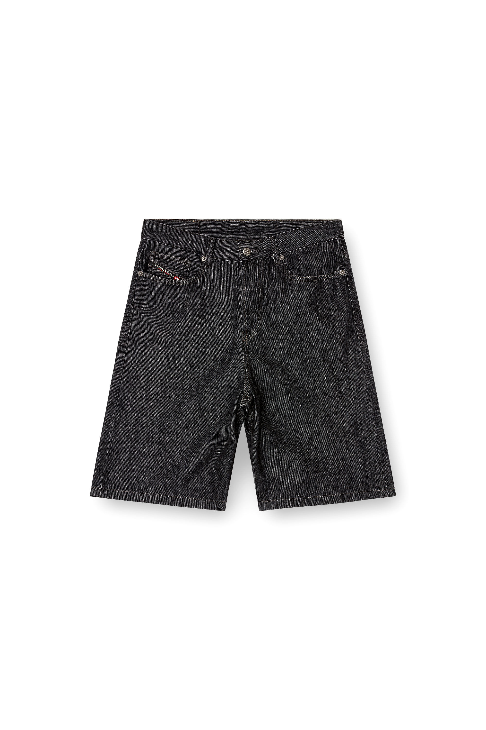 Diesel - DE-SIRE-SHORT, Short en denim rinse-wash Femme in Noir - 2