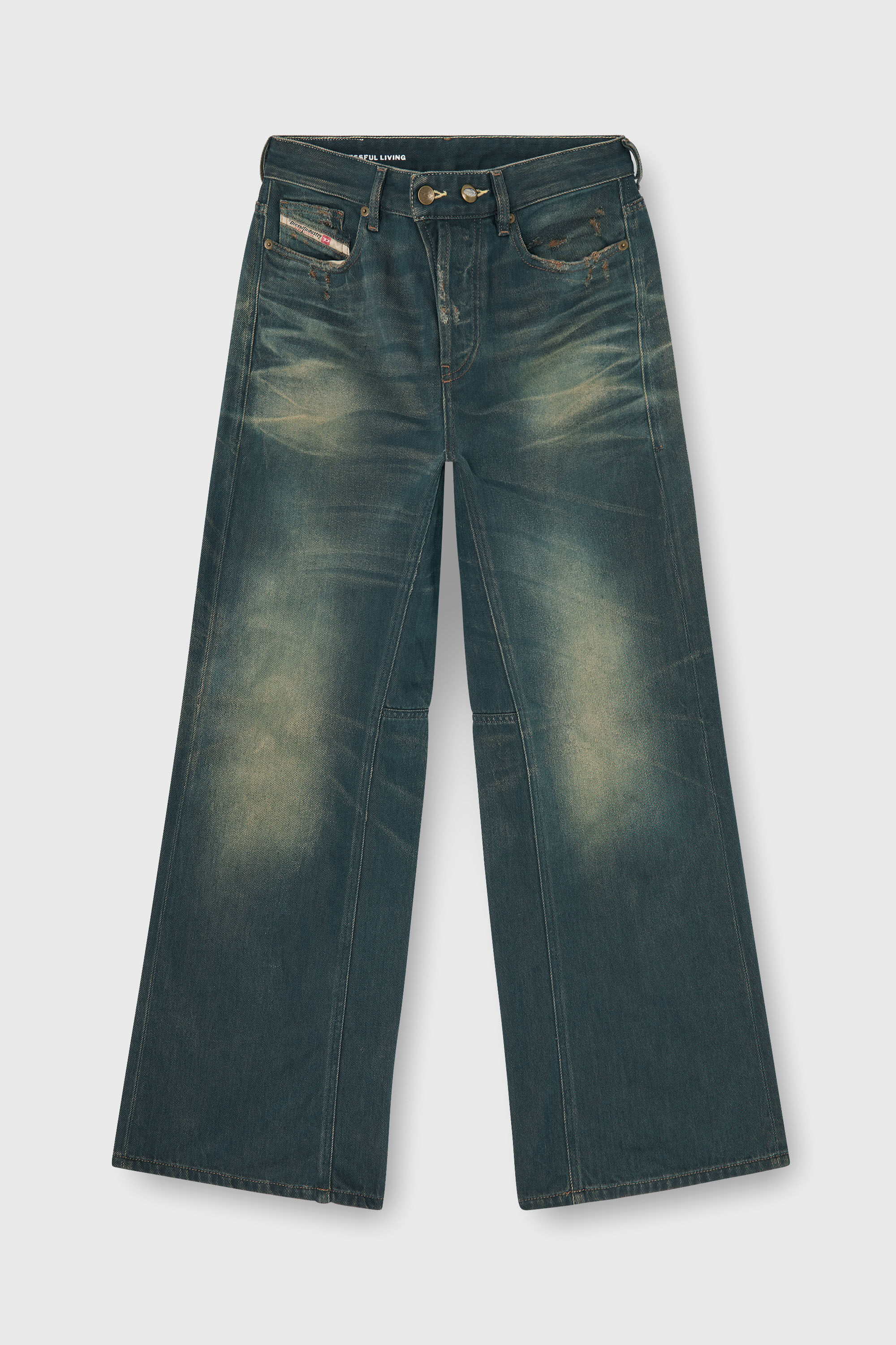 Diesel - Woman's Relaxed Jeans 1996 D-Sire 09P85, Dark Blue - 6
