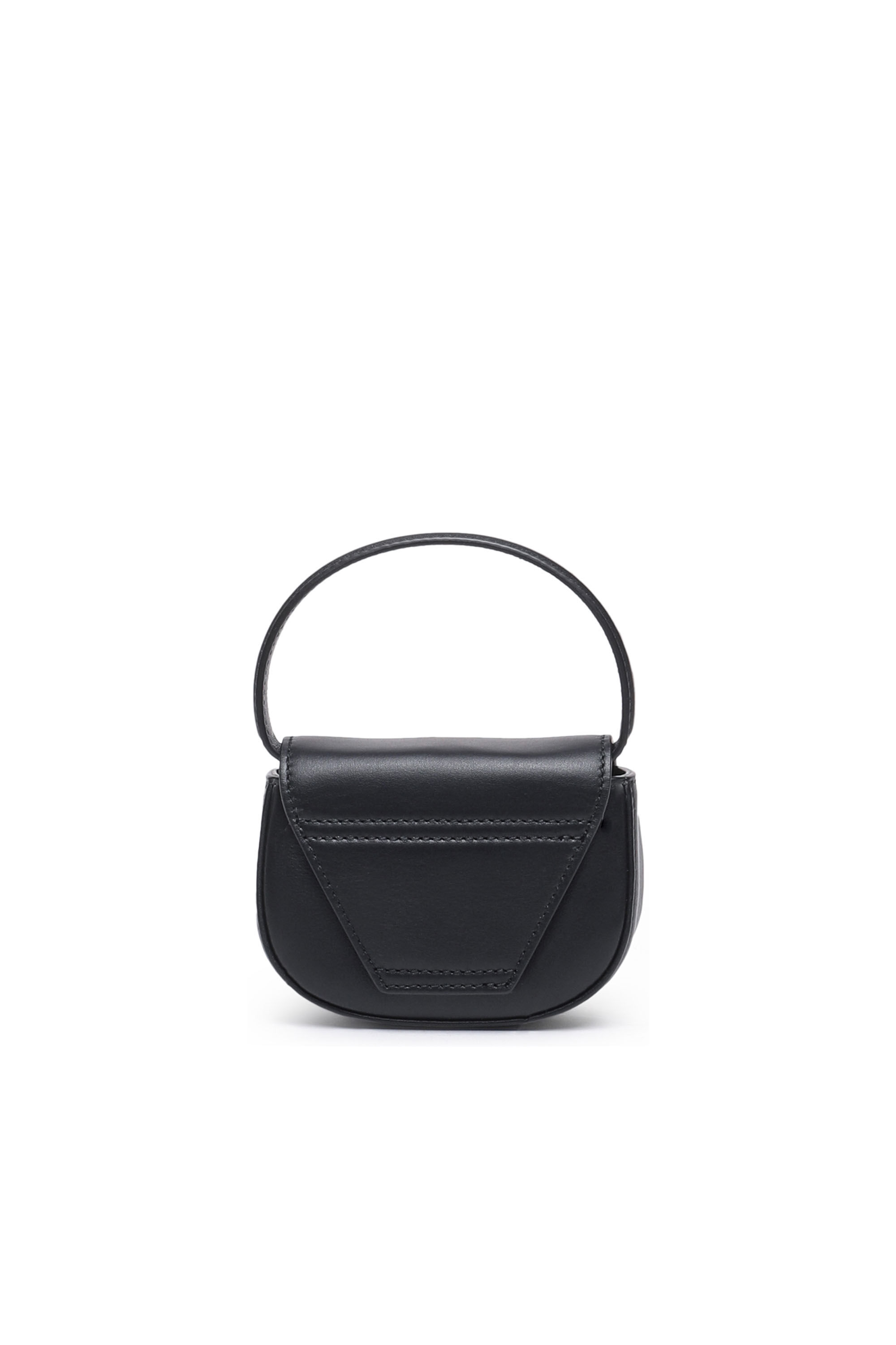1DR XS Bag Woman leather mini Bag with D logo plaque Diesel