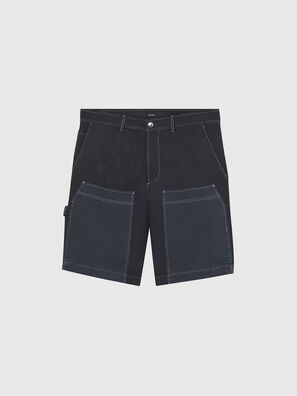 P-TRENT-SHORT, Black/Blue - Shorts