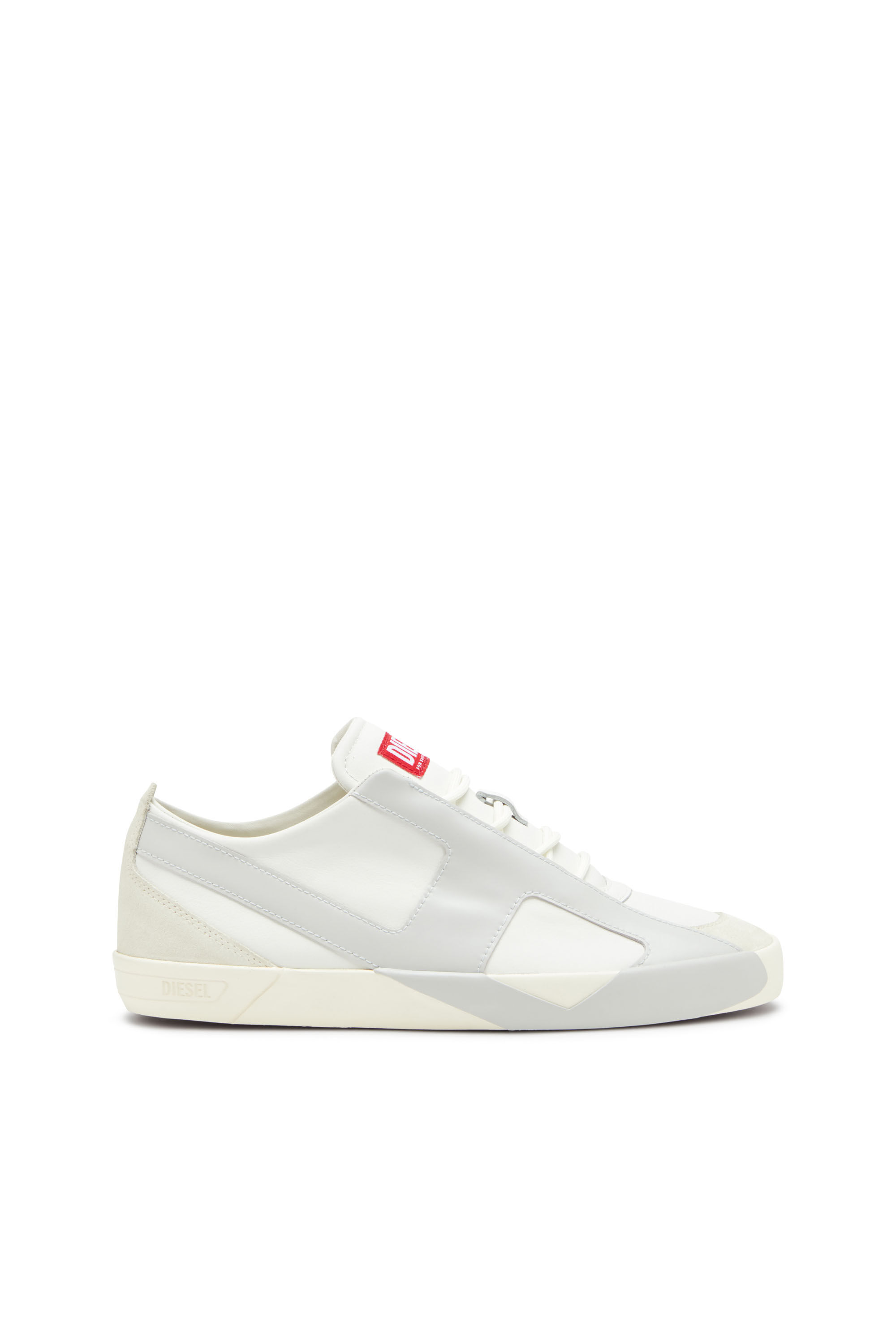 Diesel - S-SLANTE-D LOW, Baskets en daim et cuir avec logo D Homme in ToBeDefined - 1
