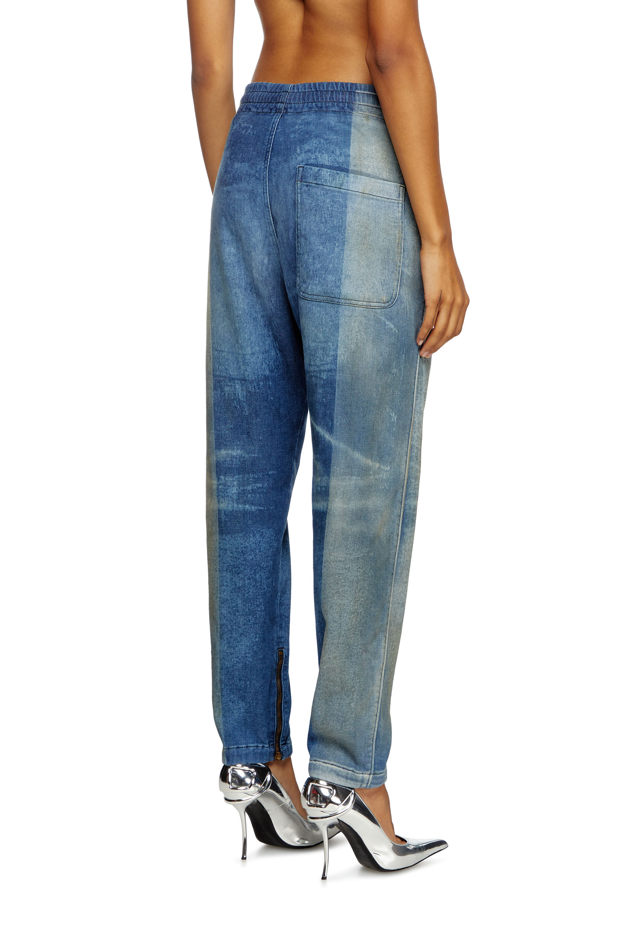 Diesel - Tapered D-Larry 09L05 Mixte, Bleu moyen - Image 4