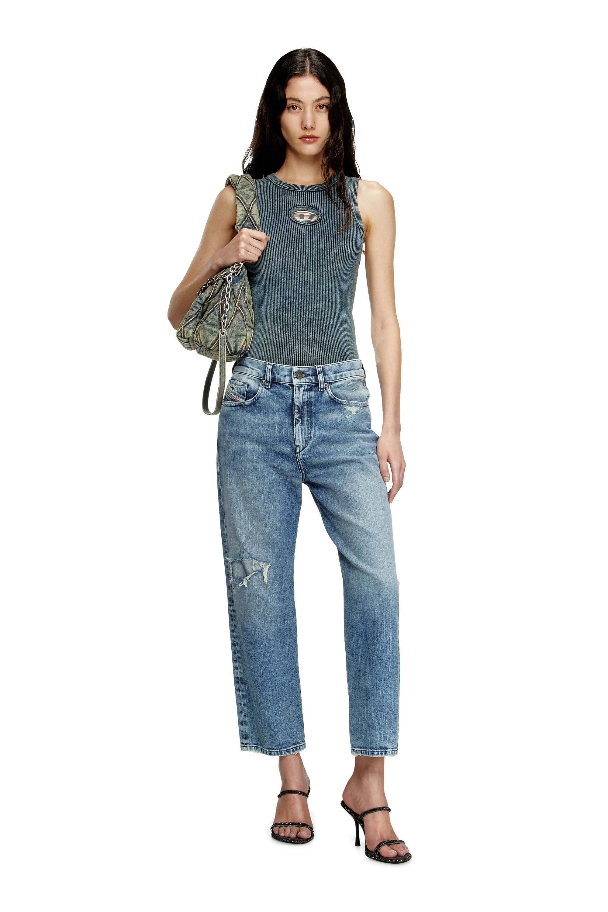 Diesel - Regular Jeans 2016 D-Air 09L34 Femme, Bleu Clair - Image 1