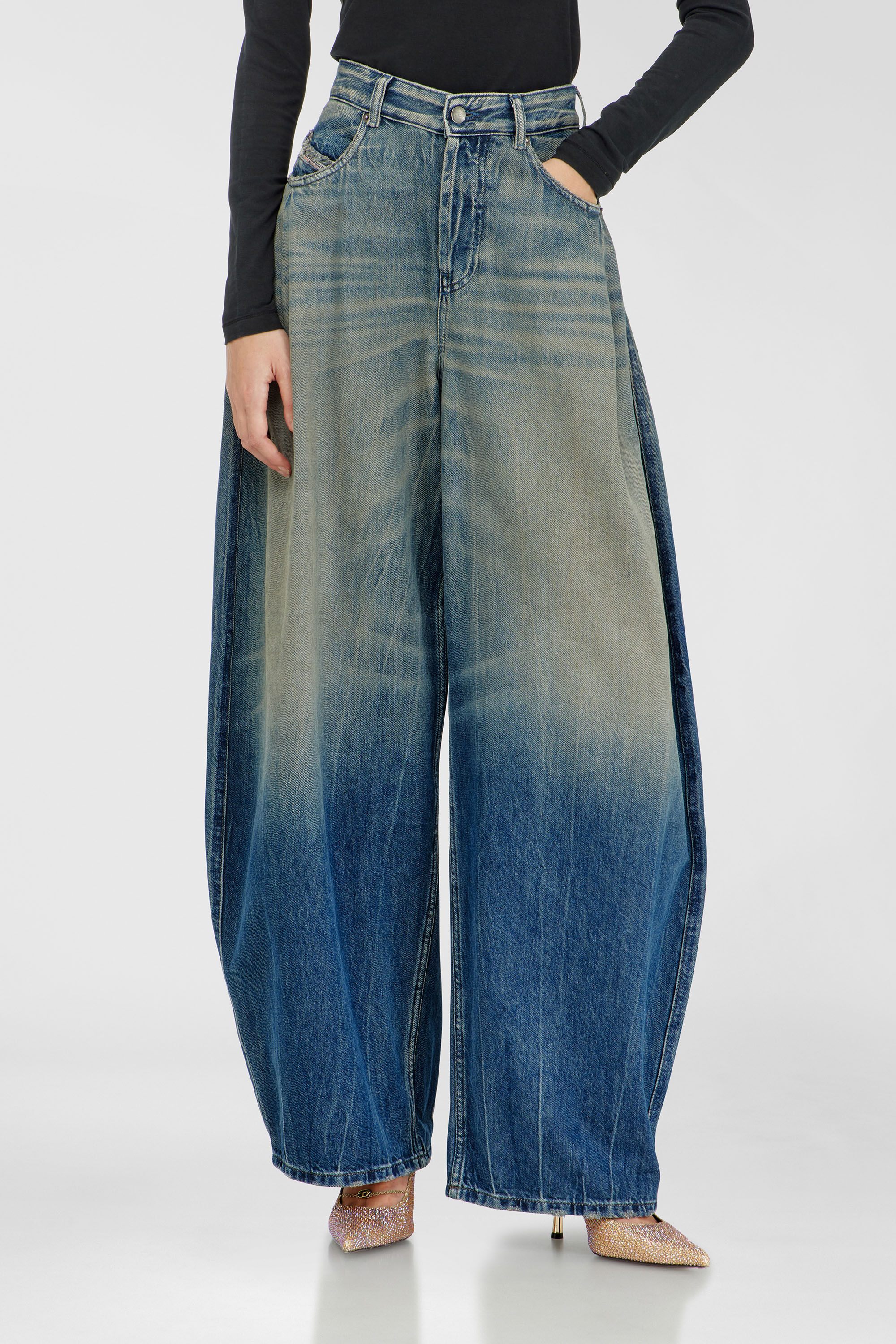 Diesel - Relaxed Jeans 1987 D-Khelz 09Q72 Femme, null - Image 4