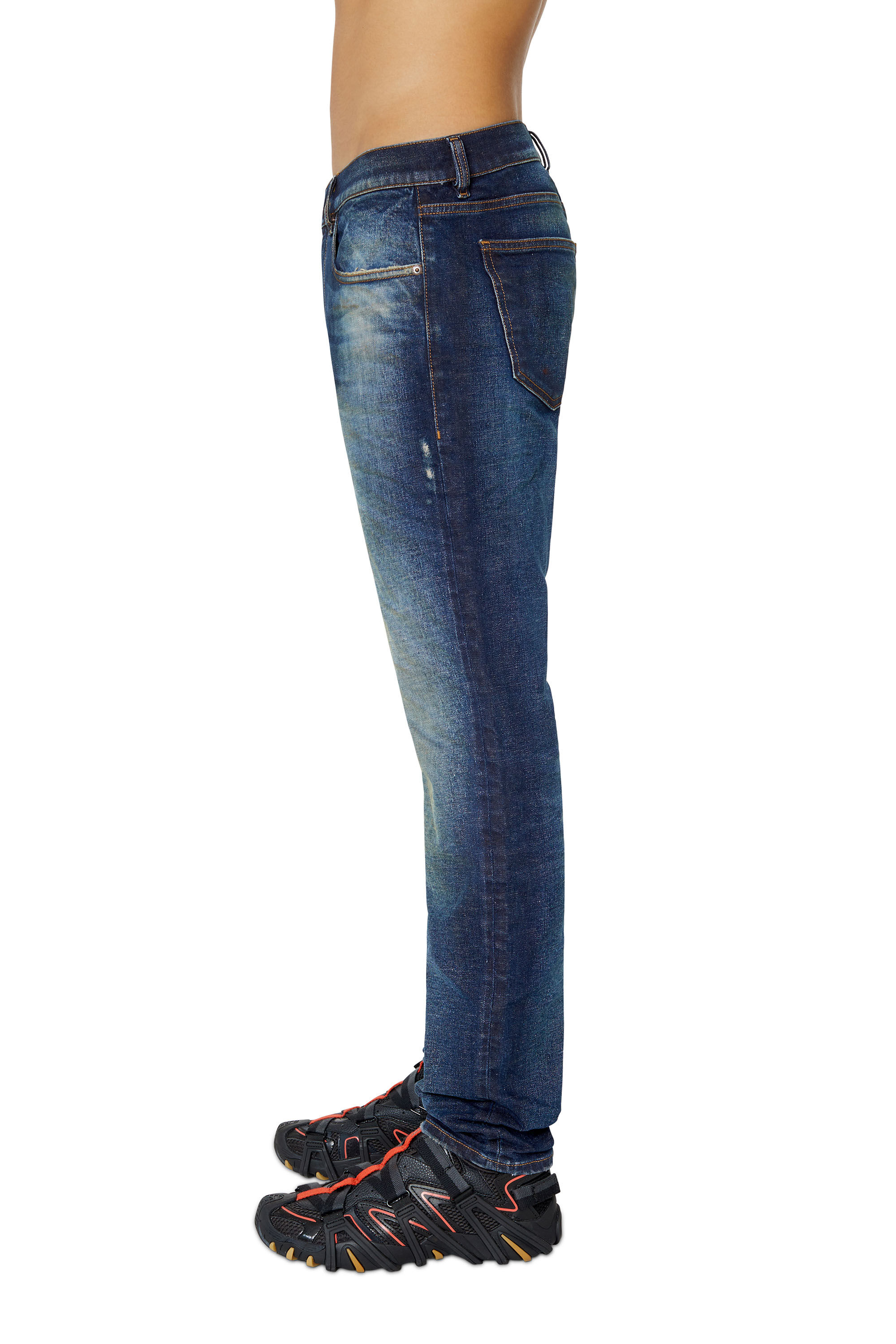 Diesel - Slim Jeans 2019 D-Strukt 09E64, Dark Blue - Image 5