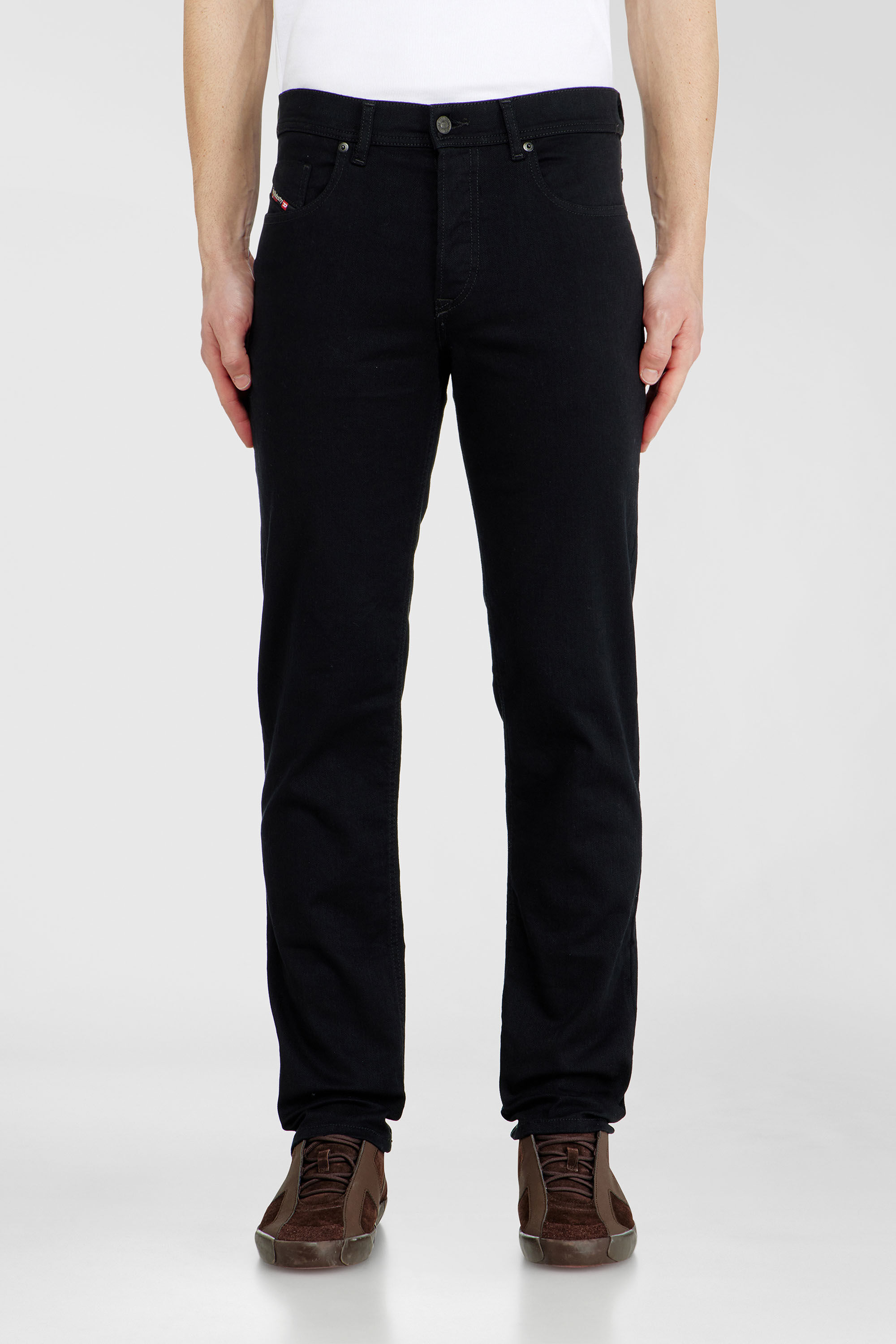 Diesel - Regular Jeans 2023 D-Finitive 069YP Homme, Noir/Gris fonc&eacute; - Image 4