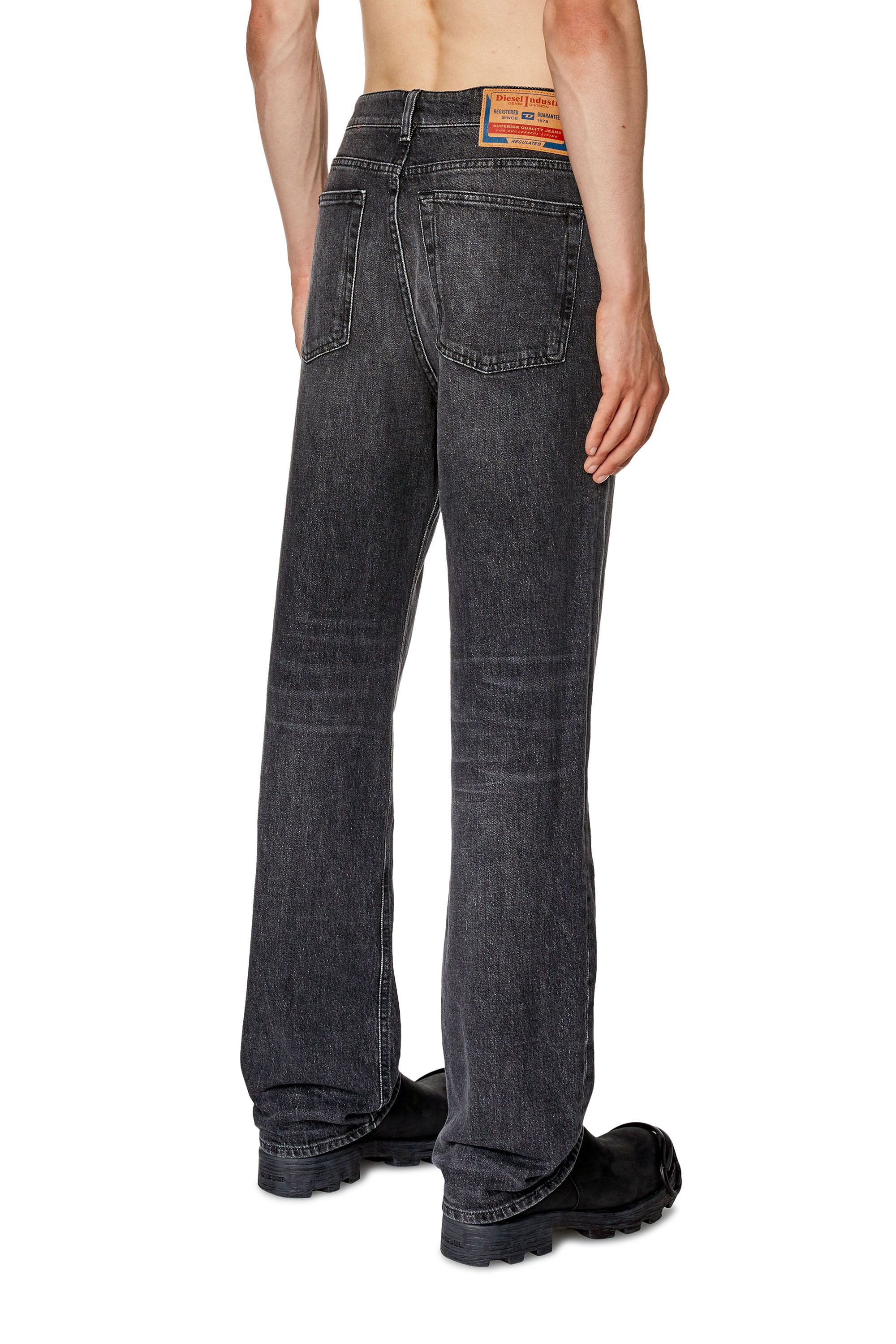 Diesel - 1955 D-Rekiv 0CKAH Straight Jeans, Black/Dark grey - Image 4