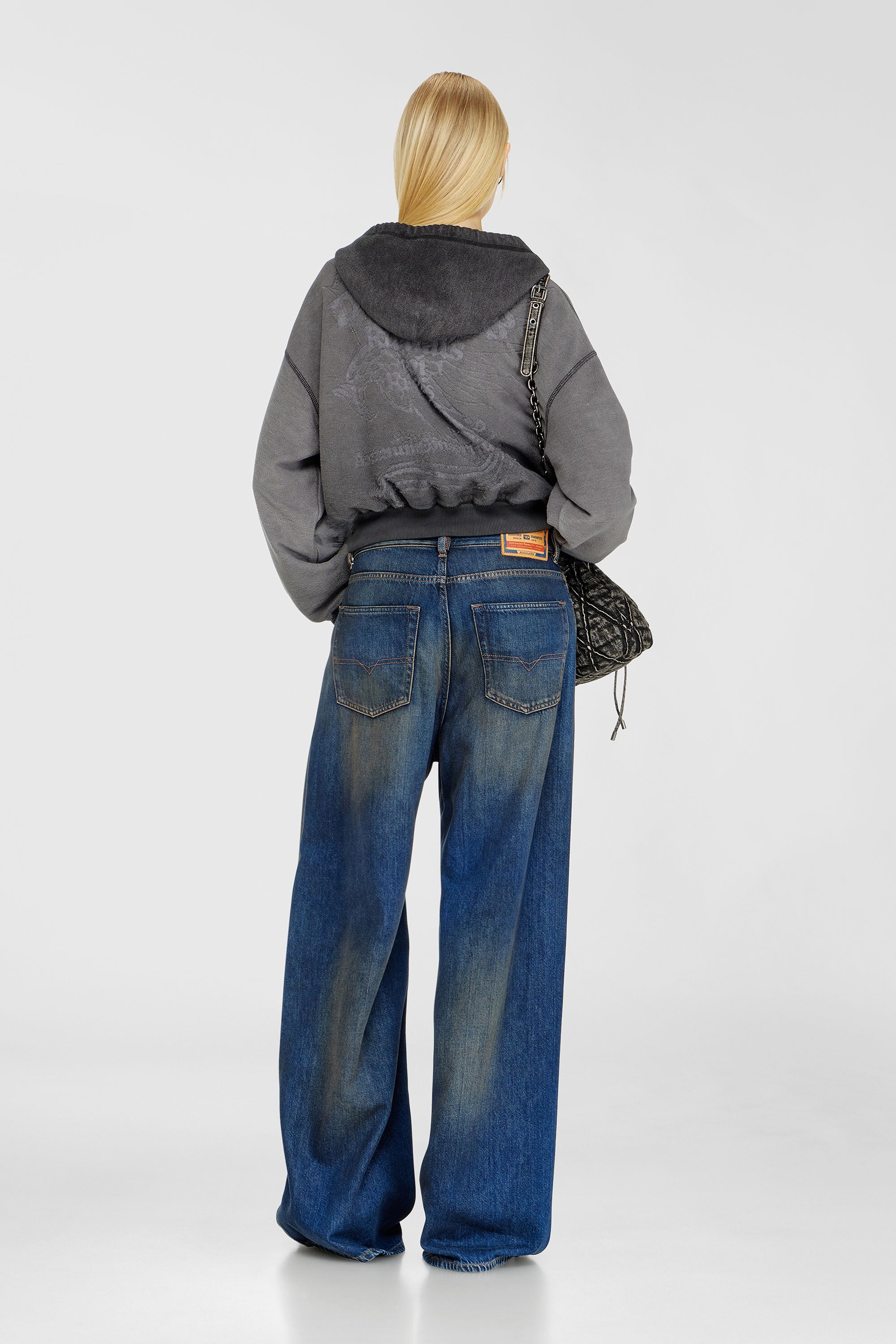 Diesel - Relaxed Jeans 1996 D-Sire 09P47 Femme, Bleu Fonc&eacute; - Image 3