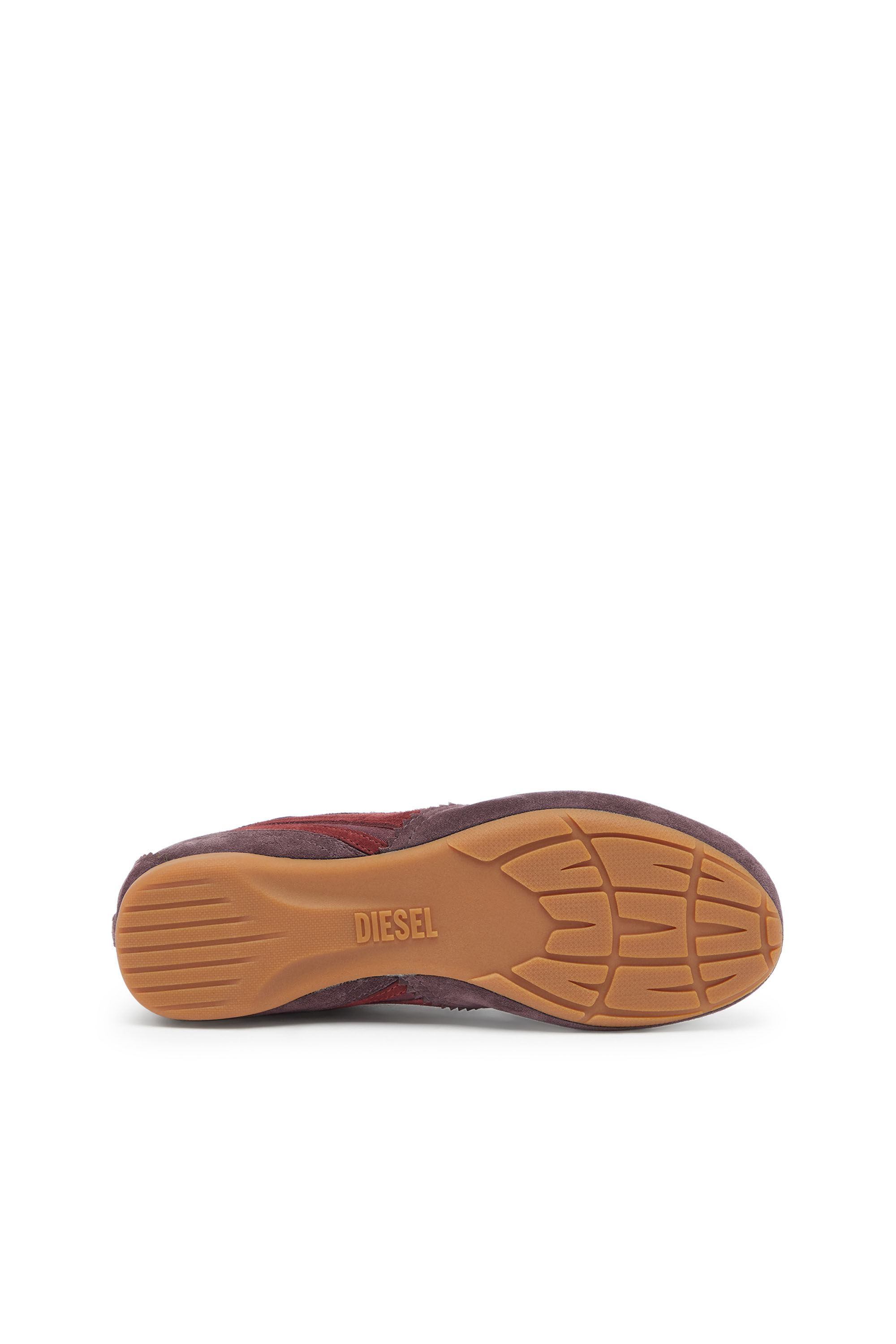 Diesel - D-MILE LOW II W, D-Mile-Baskets avec empi&egrave;cements en su&egrave;de Femme in Rouge - 5