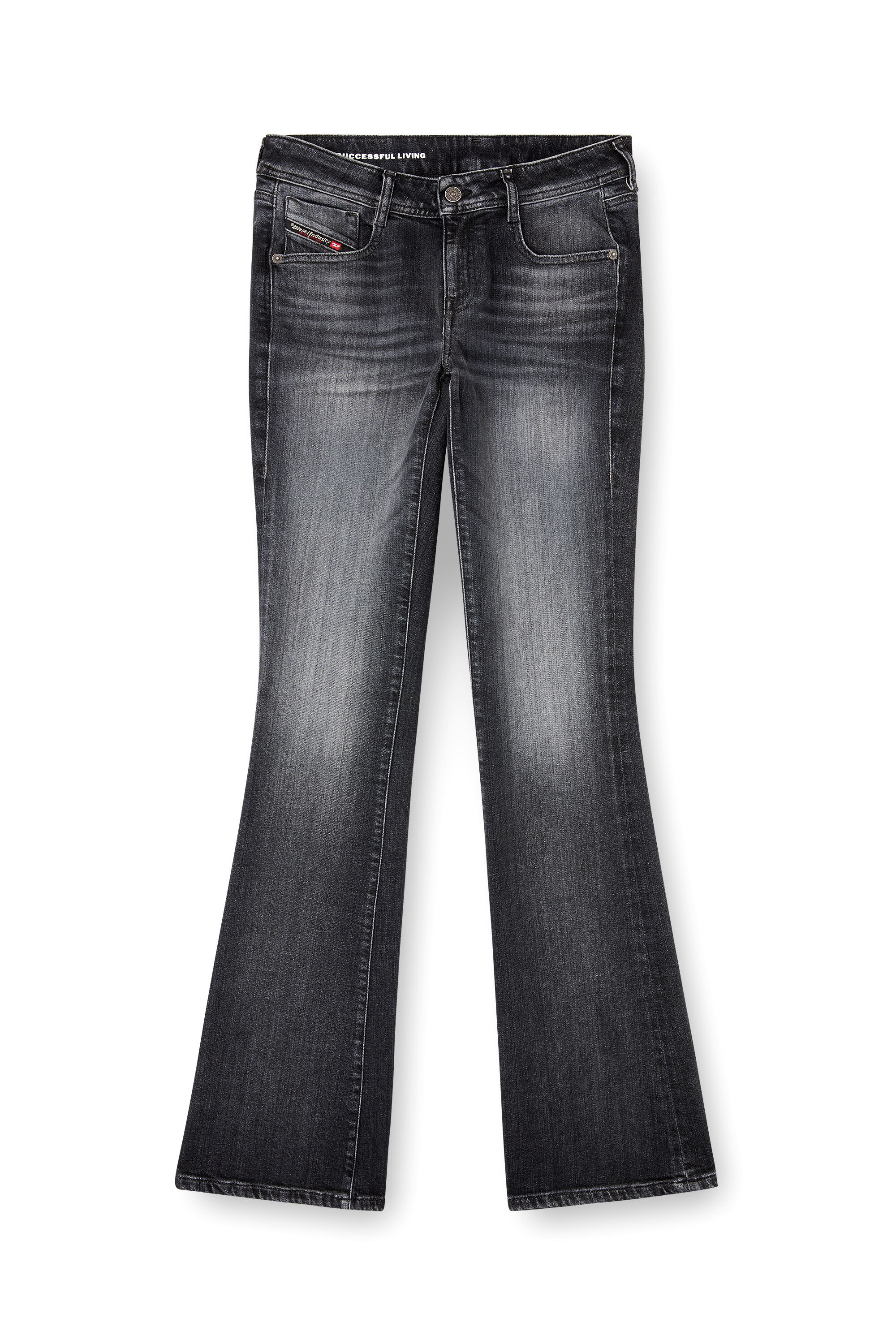 Diesel - Bootcut Jeans 1969 D-Ebbey 09L98 Femme, Noir/Gris foncé - Image 2