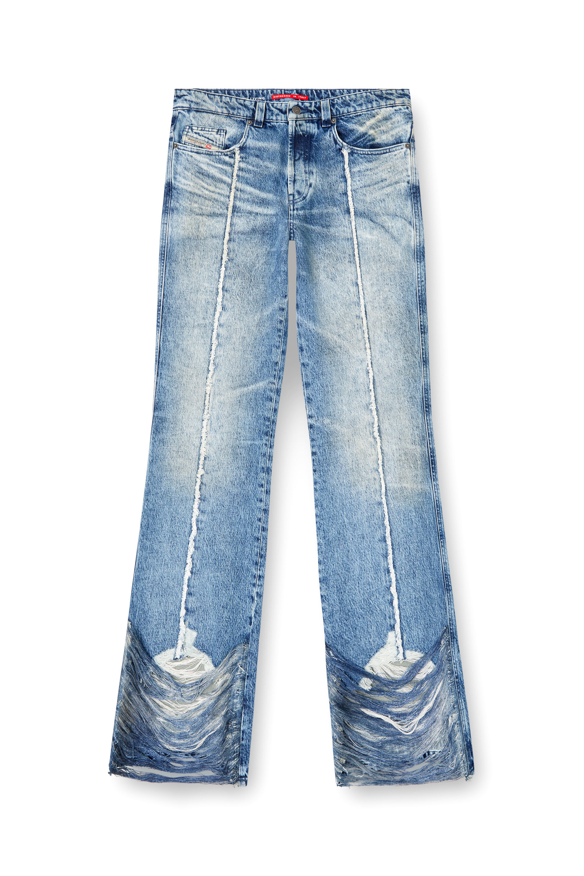 Diesel - Bootcut Jeans 1998 D-Buck 0CMBM Homme, Bleu moyen - Image 2