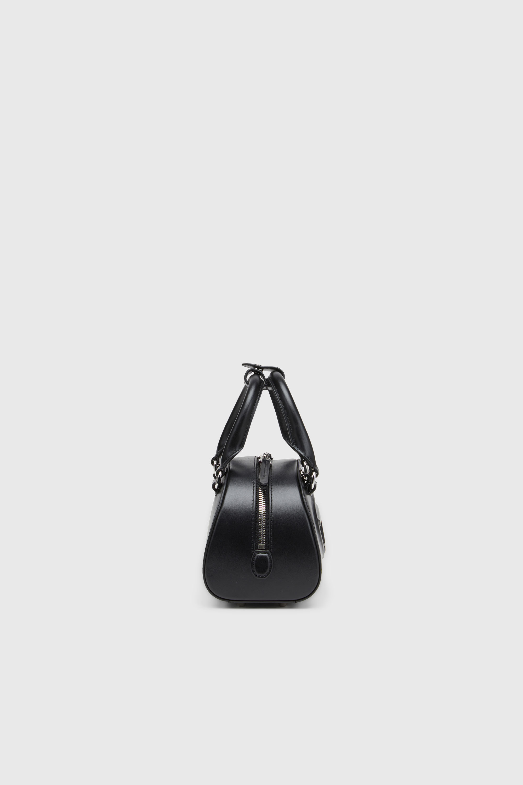Diesel - 1DR DOME CROSSBODY, 1DR Dome-Petit sac bowling en cuir Femme in Noir - 5