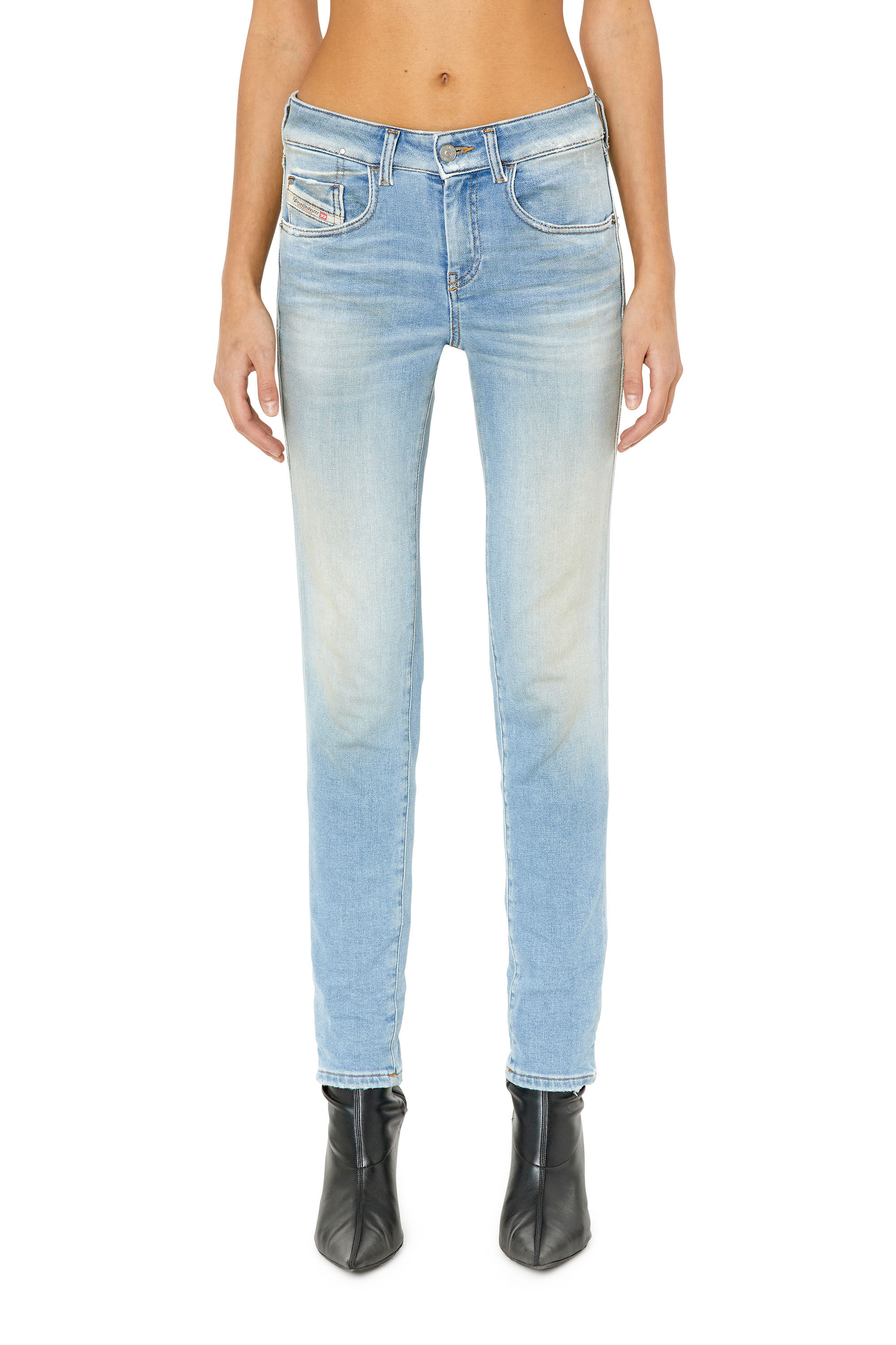 Diesel - D-Ollies JoggJeans® 068CW Slim, Light Blue - Image 3