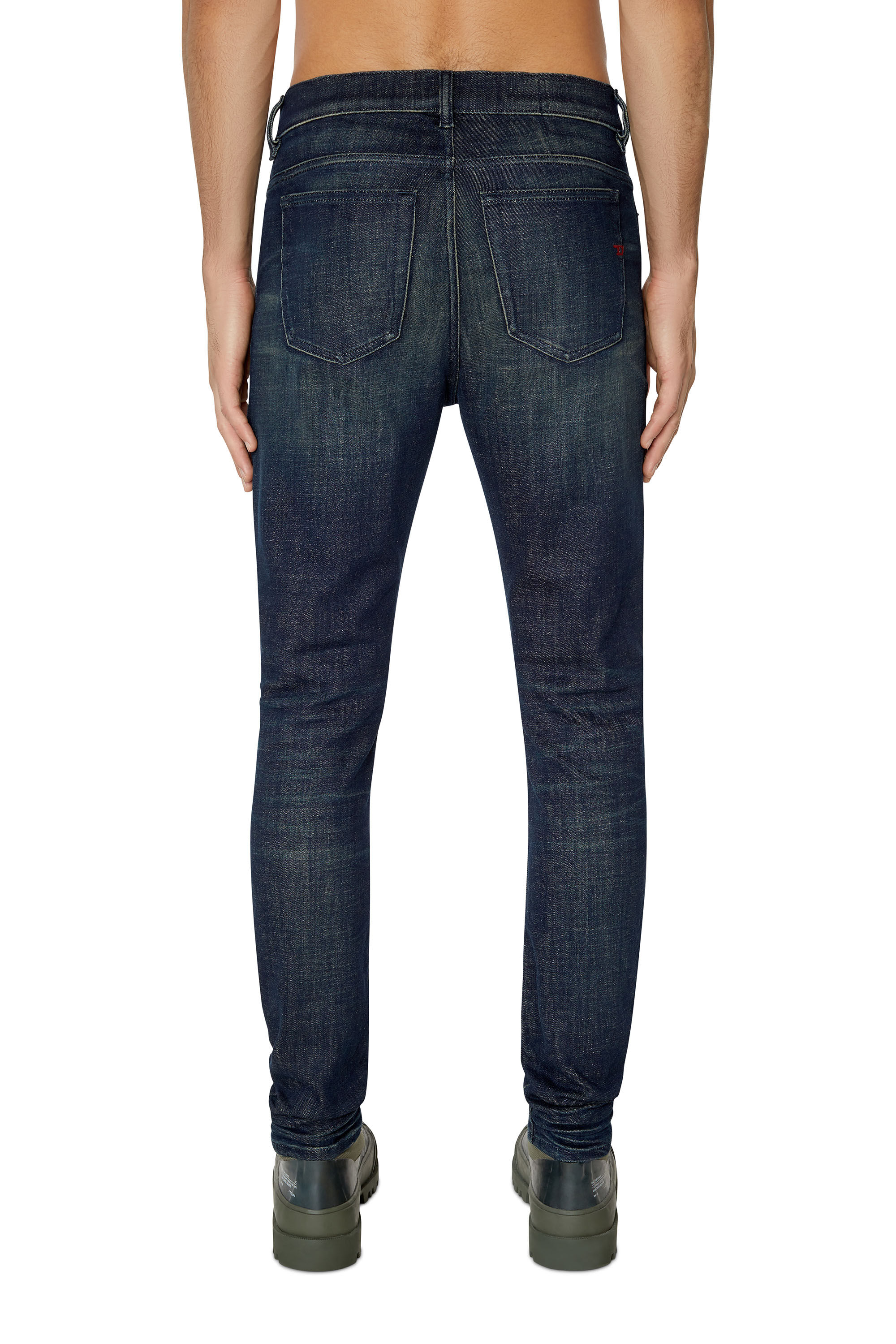 Diesel - 1983 D-Amny 09D90 Skinny Jeans, Dark Blue - Image 3