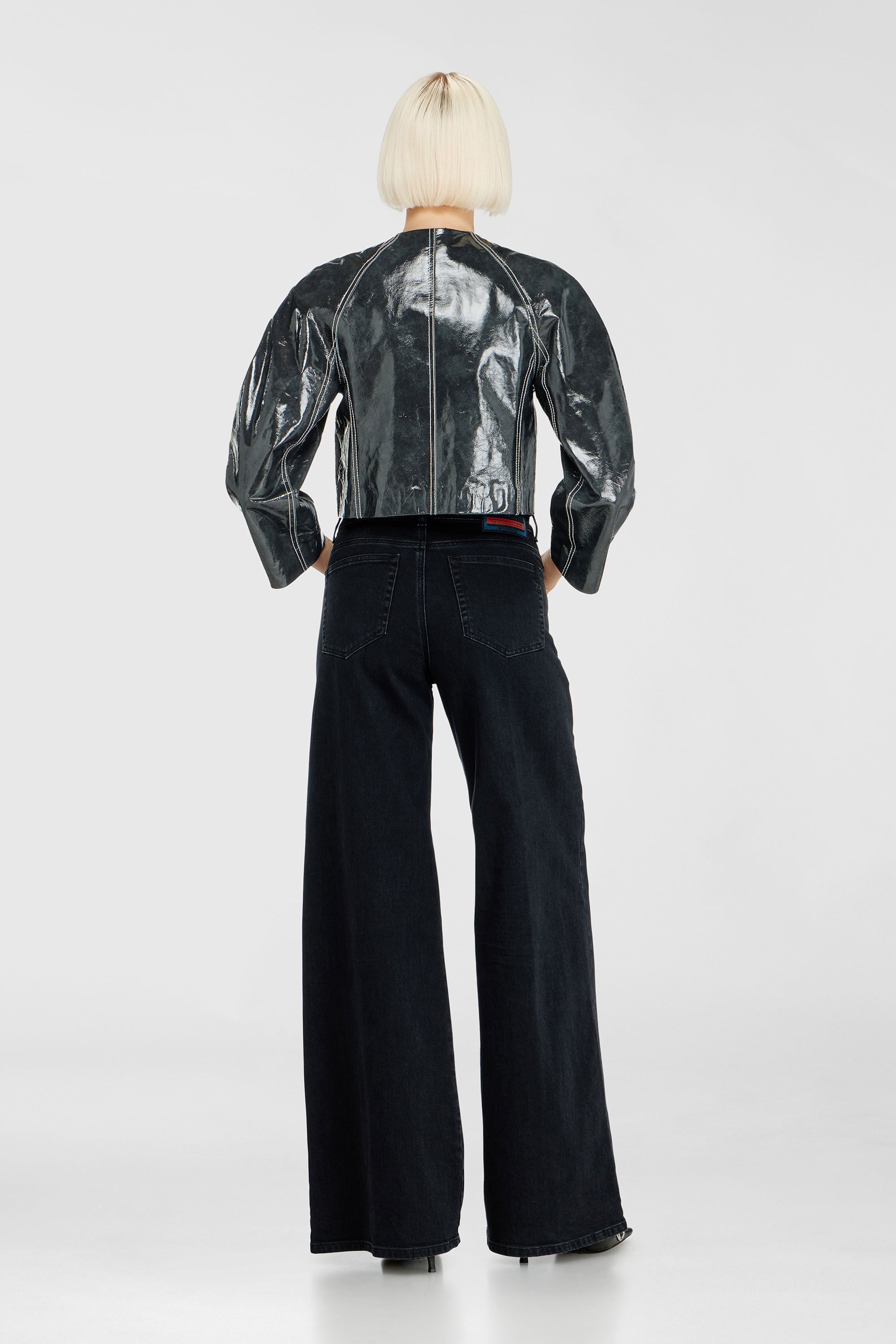 Diesel - Flare Jeans 1978 D-Akemi 09N89 Femme, Noir/Gris fonc&eacute; - Image 3