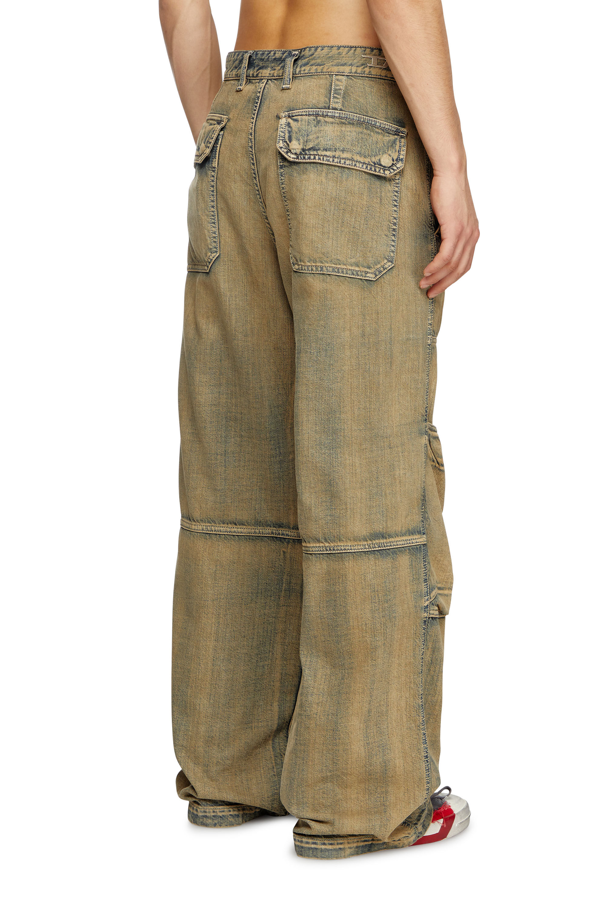Diesel - Relaxed Jeans D-Shift 09L49 Mixte, Bleu moyen - Image 4