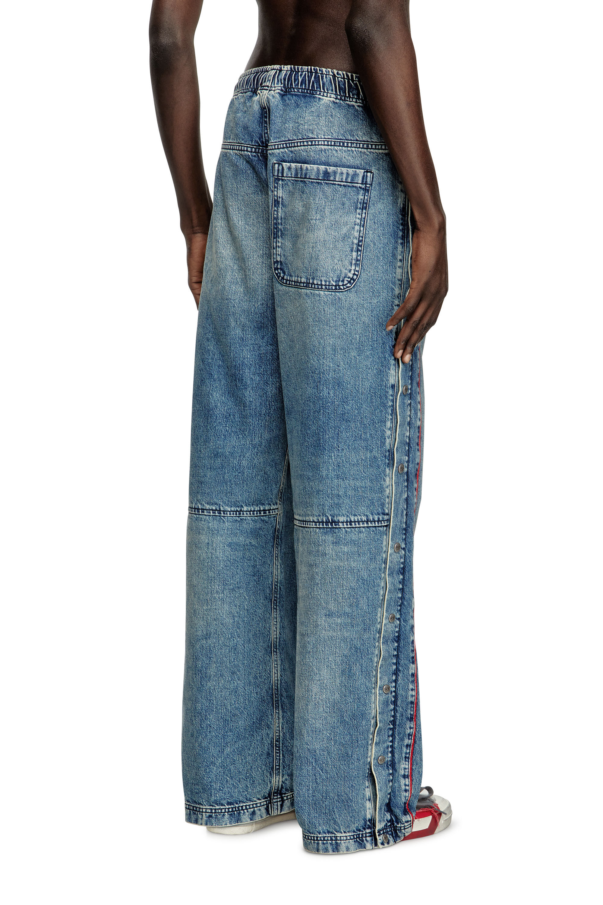 Diesel - Relaxed Jeans D-Axfor 0ABCP Mixte, Bleu moyen - Image 4