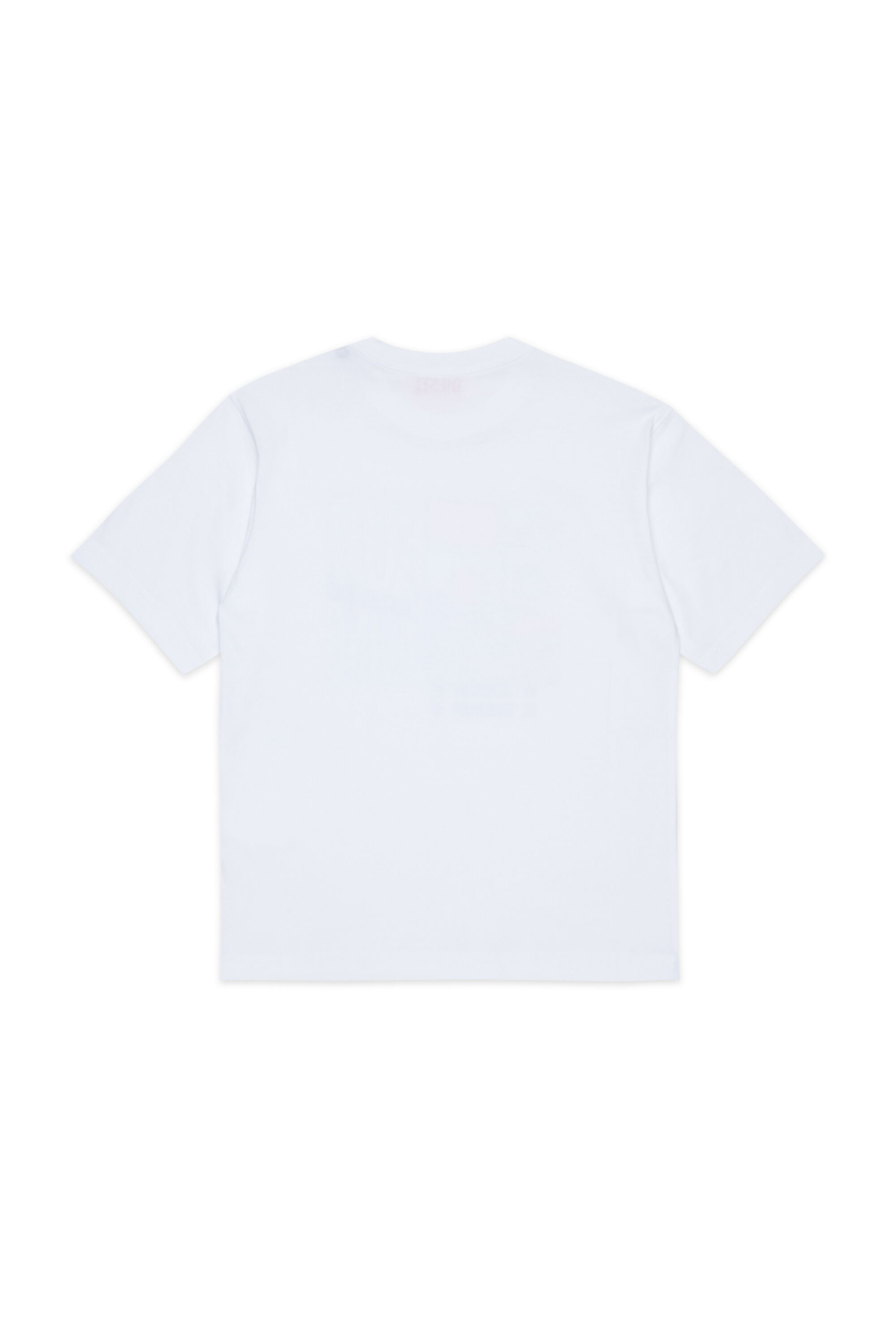 Diesel - TFOR OVER, T-shirt en coton avec photo print Homme in Blanc - 2