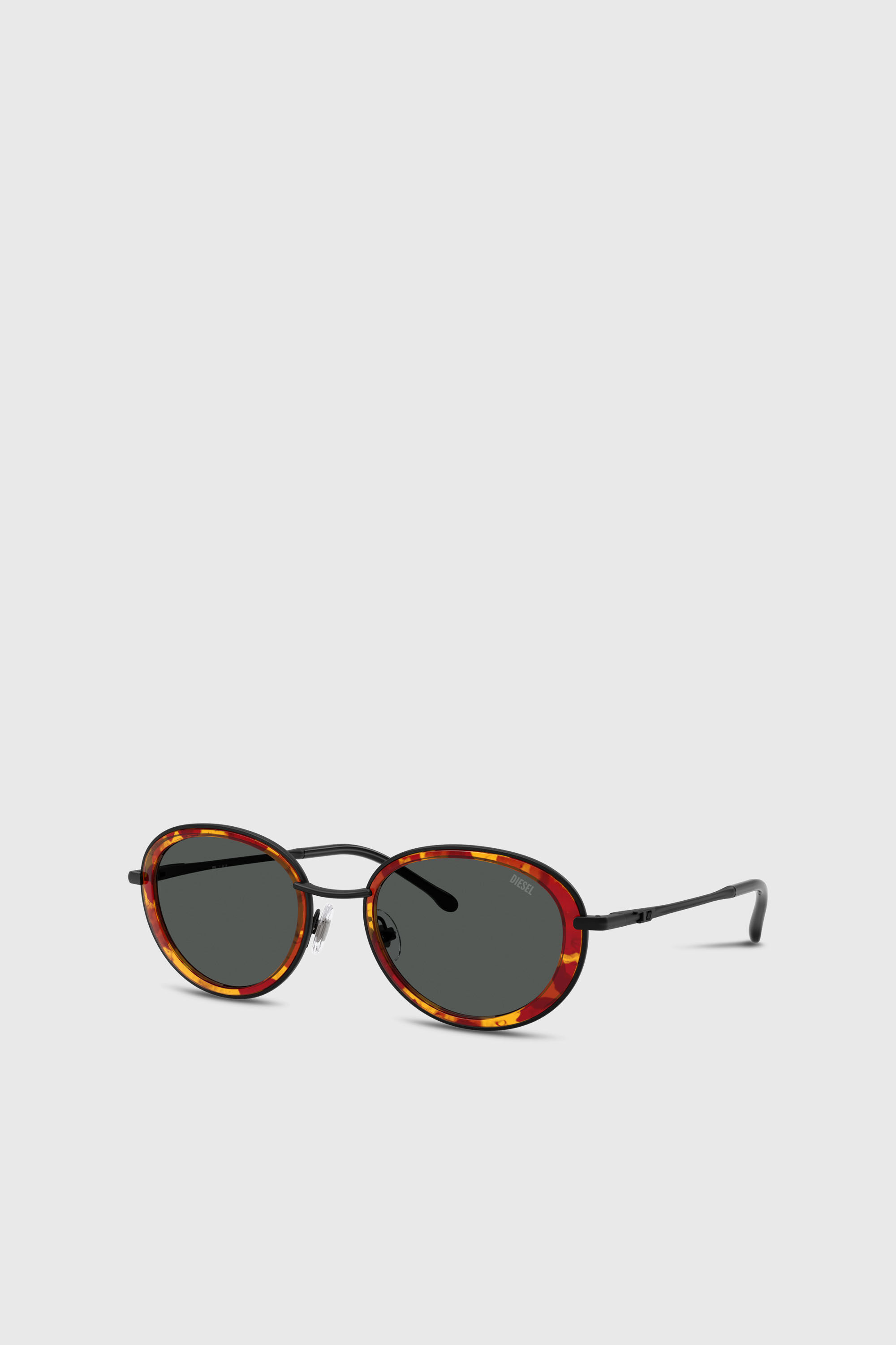 Diesel - 0DL1018, Lunettes de soleil ovales Mixte in Noir - 4