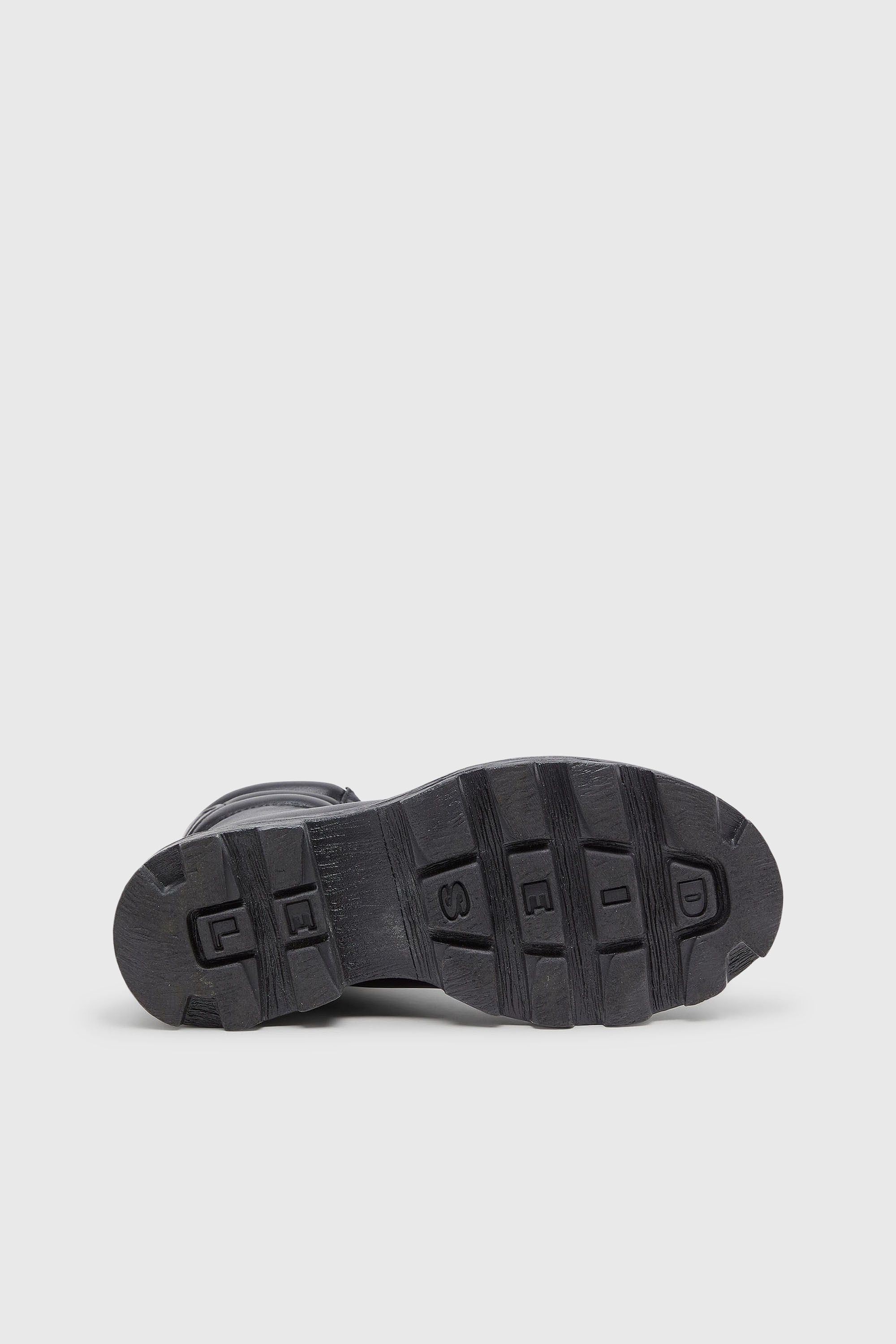 Diesel - D-HAMMER LACE UP, Man's D-Hammer - Combat boots in leather in Black - 5