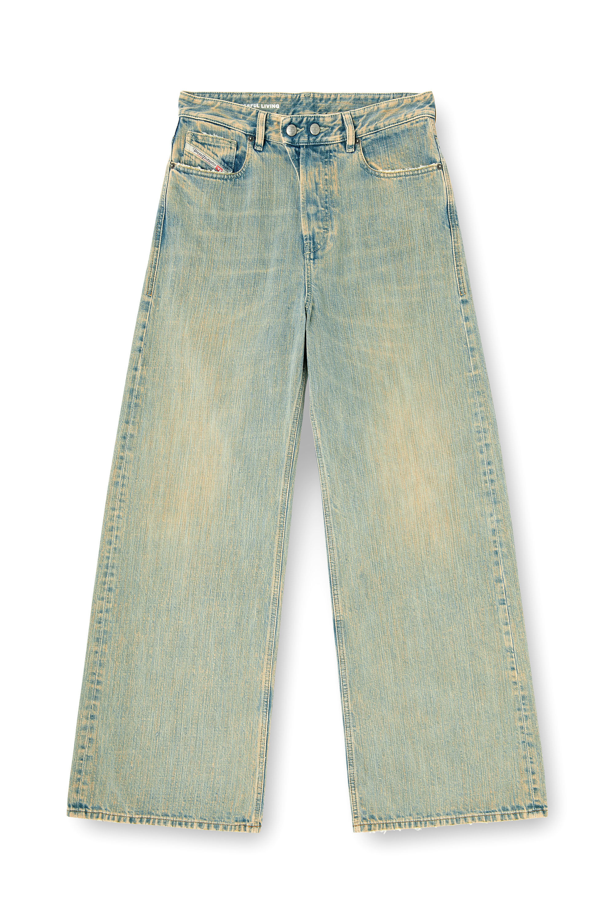 Diesel - Relaxed Jeans 1996 D-Sire 007CY Femme, Bleu moyen - Image 2