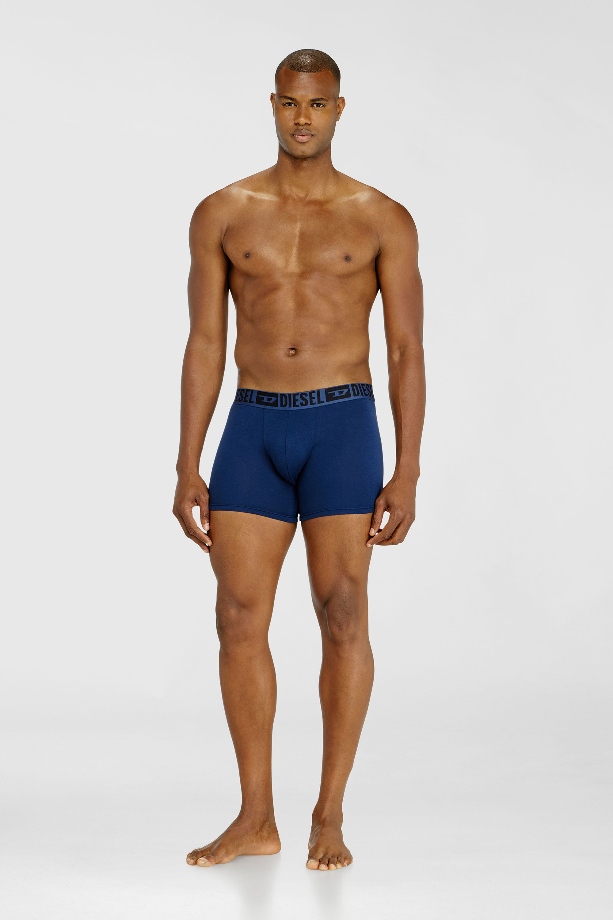 Diesel - SEBASTIAN-D-CORE-3PACK, Lot de trois boxers en coton stretch Homme in Polychrome - 1