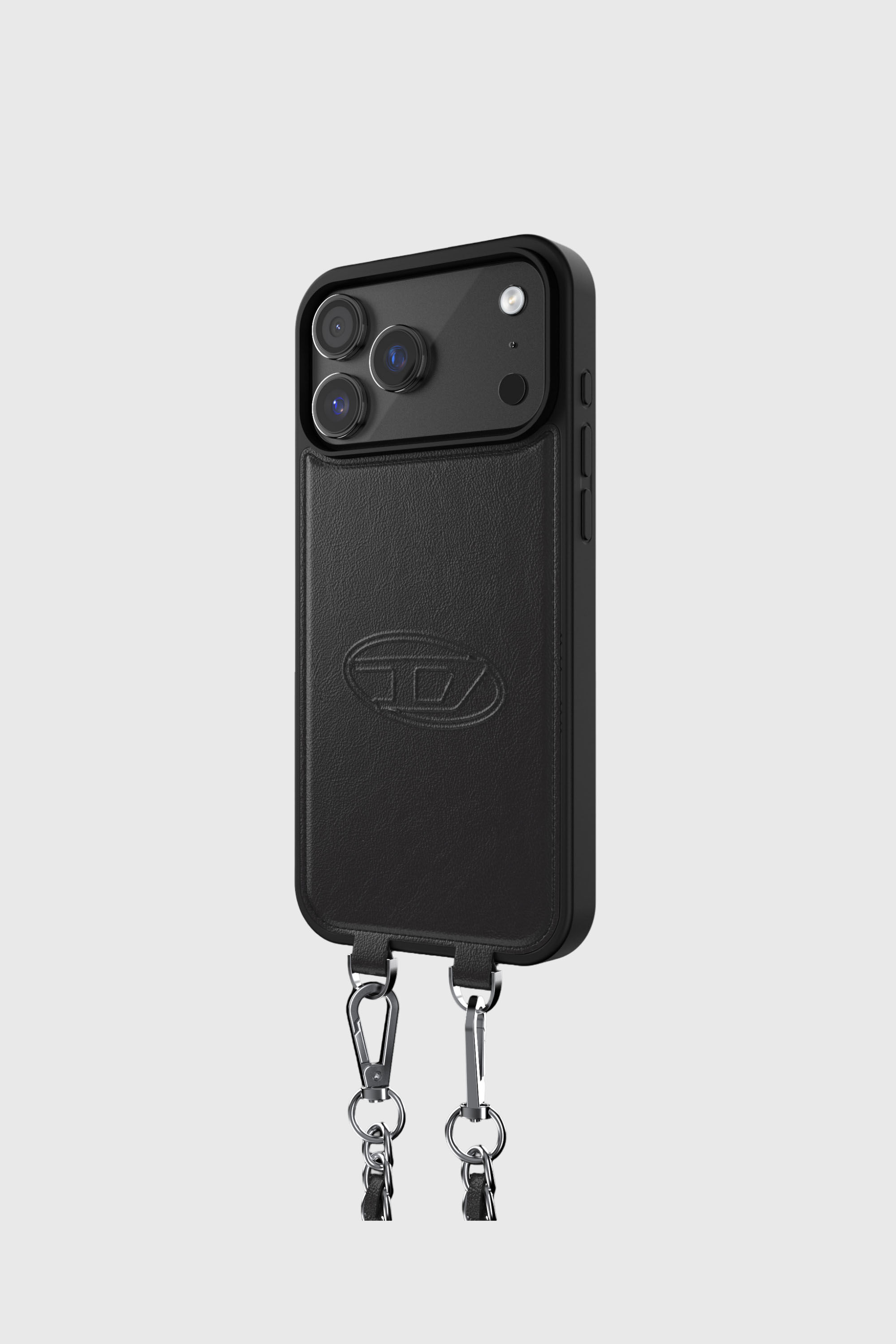 Diesel - 60663 MOULDED CASE, Coque Oval D avec dragonne et MagSafe pour iPhone 17 Pro Max Mixte in Noir - 3