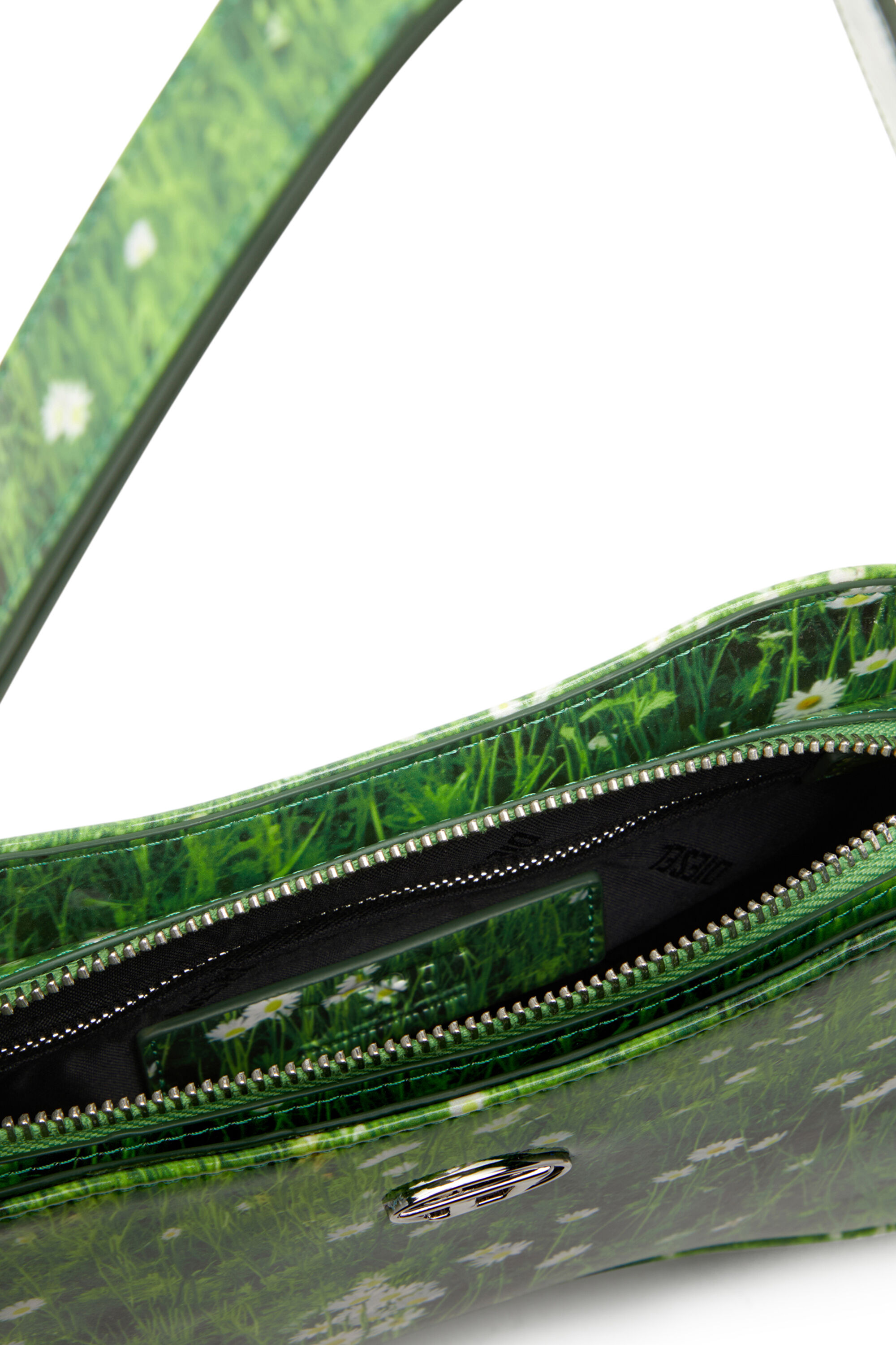 Diesel - PLAY SHOULDER, Play-Sac à bandoulière brillant Femme in Vert - 5