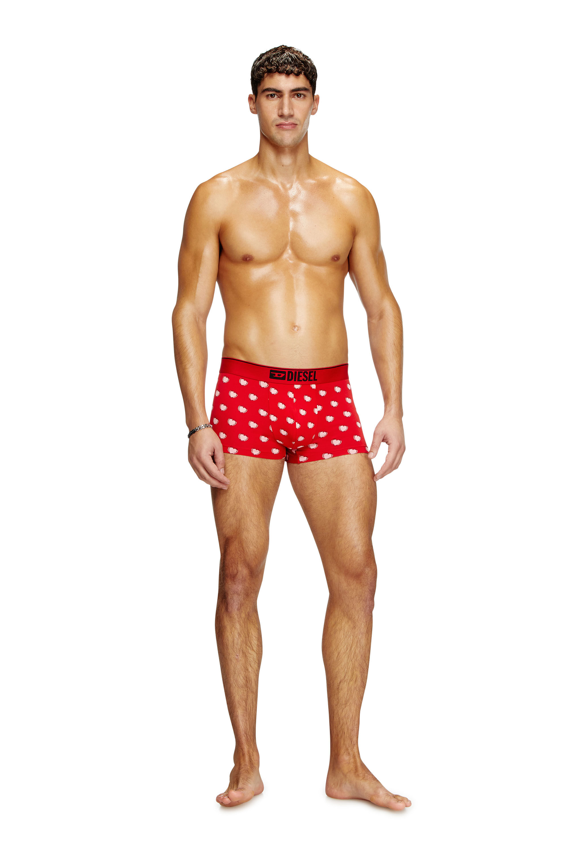 Diesel - DAMIEN-GFT-3PACK, Lot de trois boxers avec motif cœur Homme in Polychrome - 1