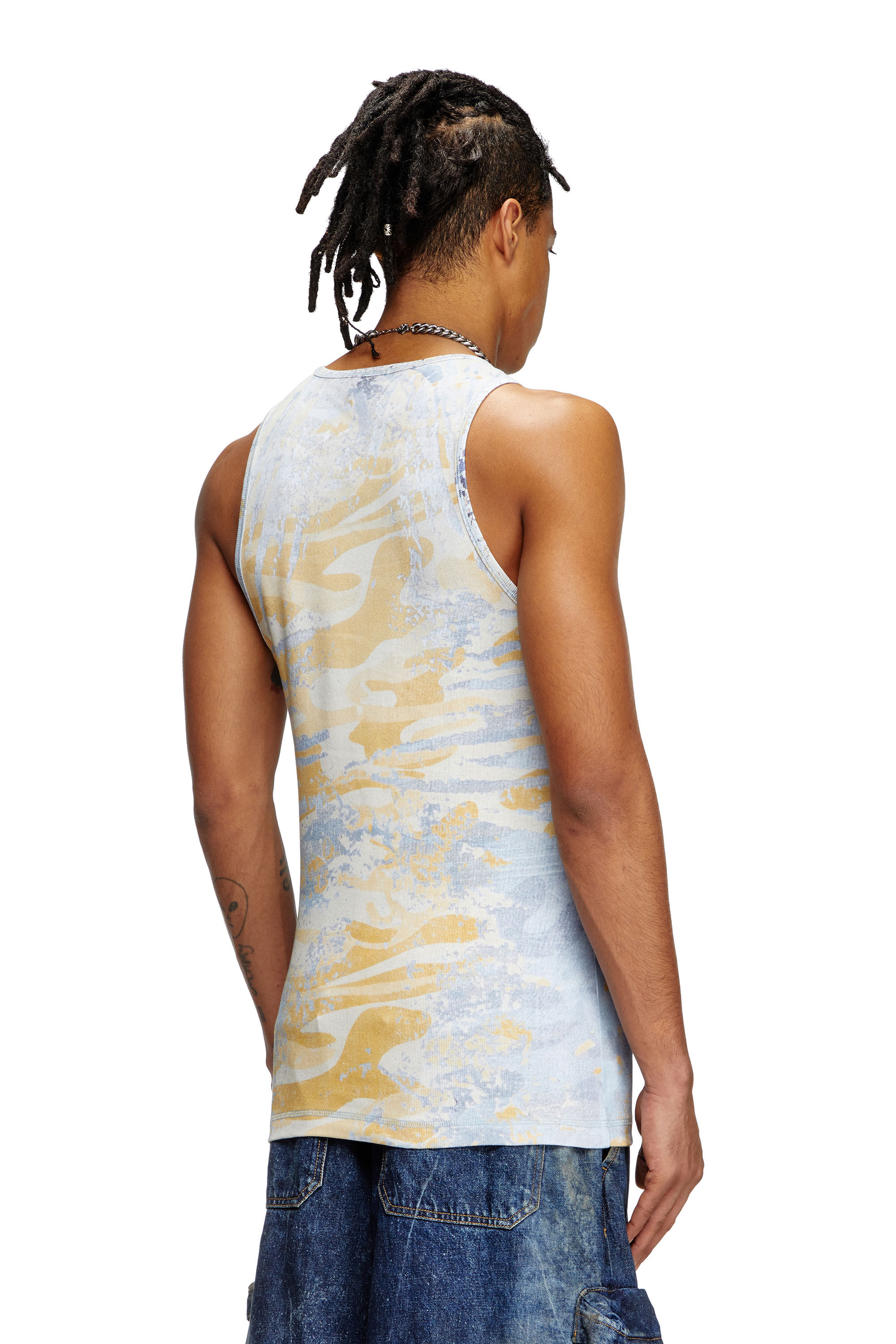 Diesel - T-LIFTY-DD, Débardeur camouflage en coton stretch Mixte in Polychrome - 4