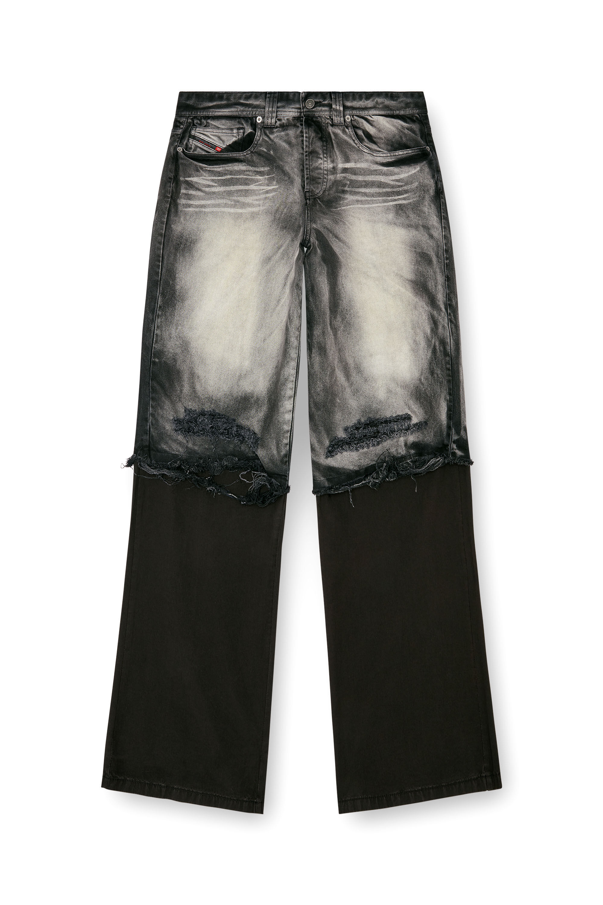 Men's 5-pocket pants with layered leg | Multicolor | Diesel Men's 5-pocket pants with layered leg | Multicolor | Diesel