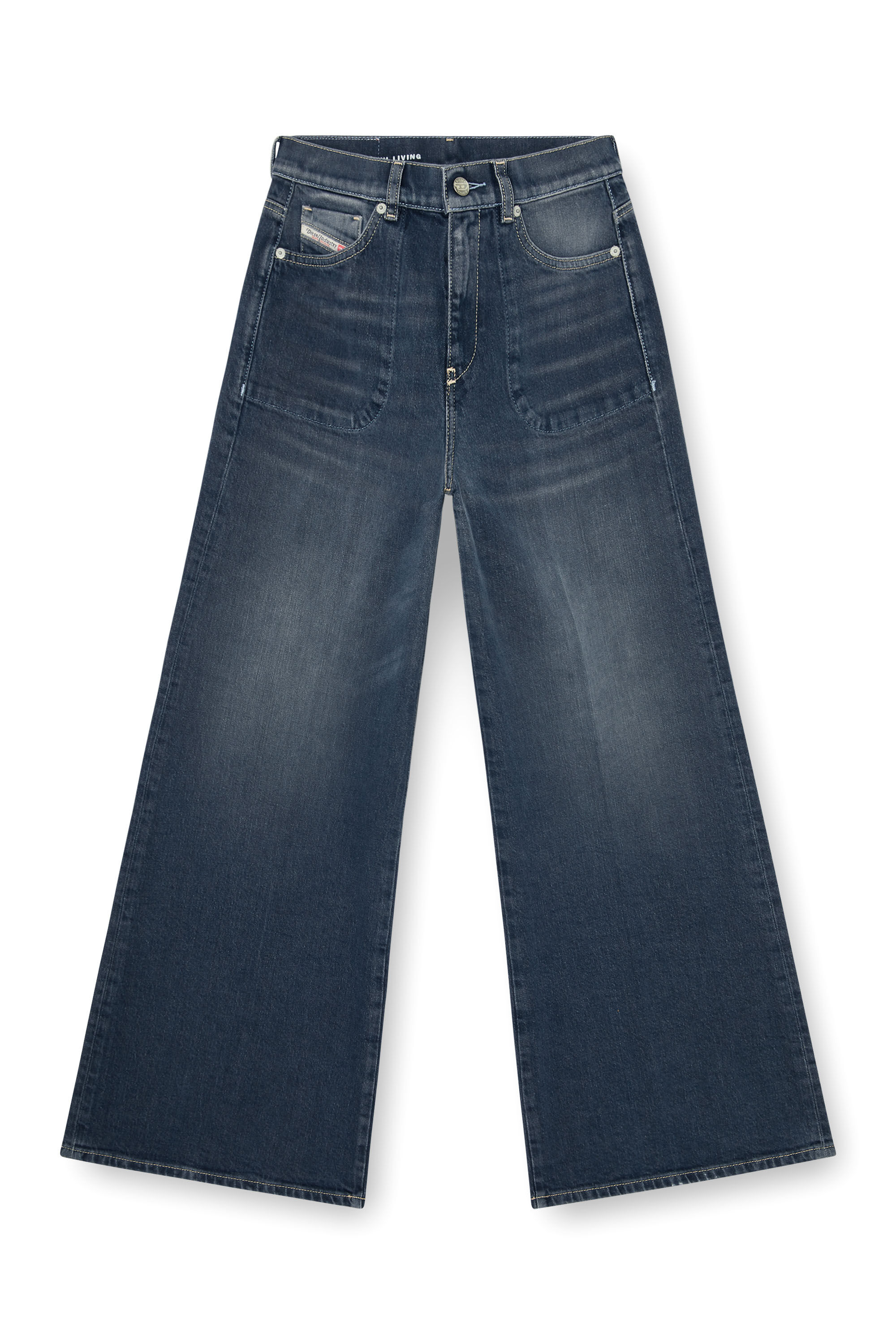 Diesel - Flare Jeans 1978 D-Akemi 007EI Femme, Bleu Fonc&eacute; - Image 6