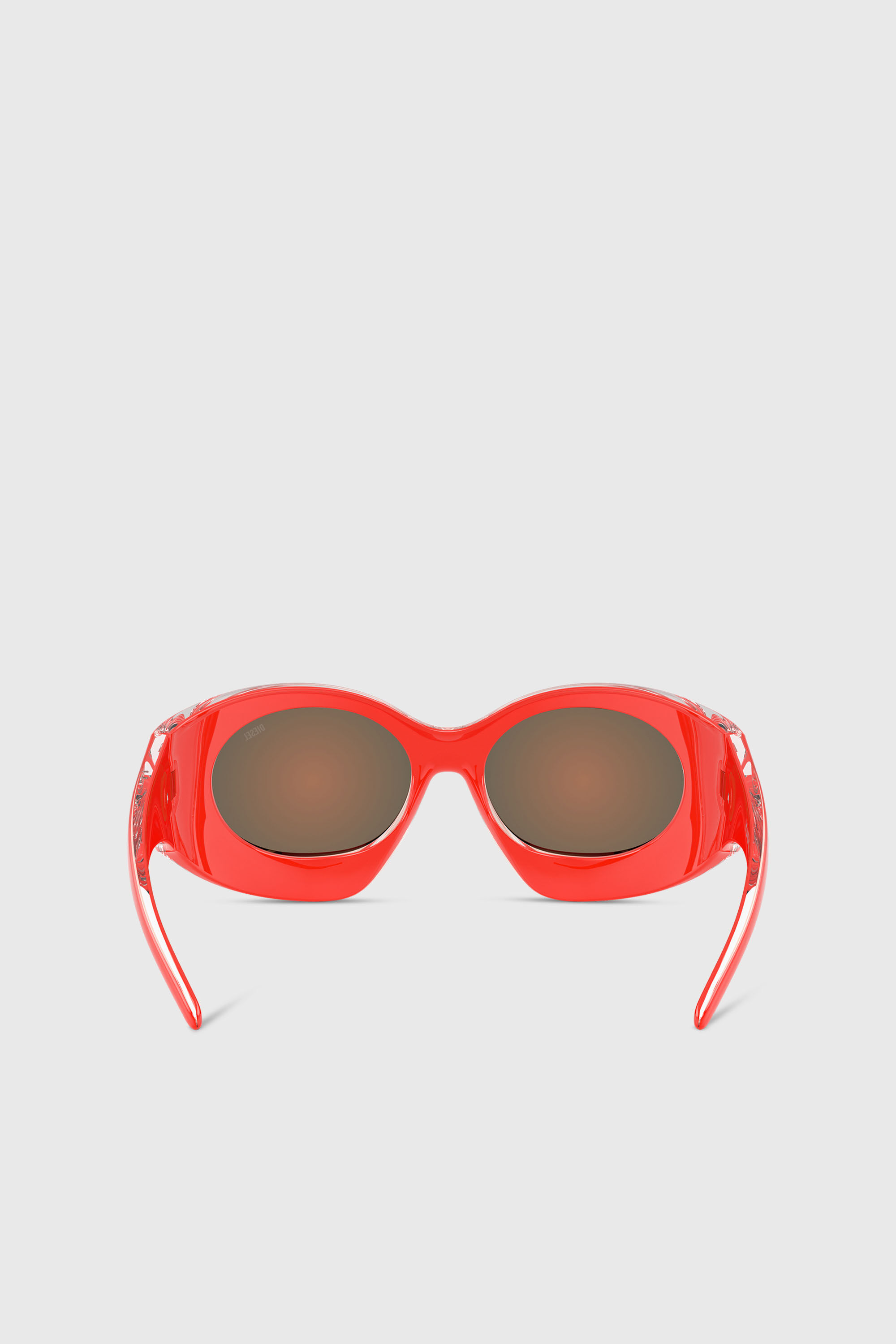 Diesel - Tropik_ta Sunnies, Lunettes de soleil &agrave; monture enveloppante Mixte in Orange - 3