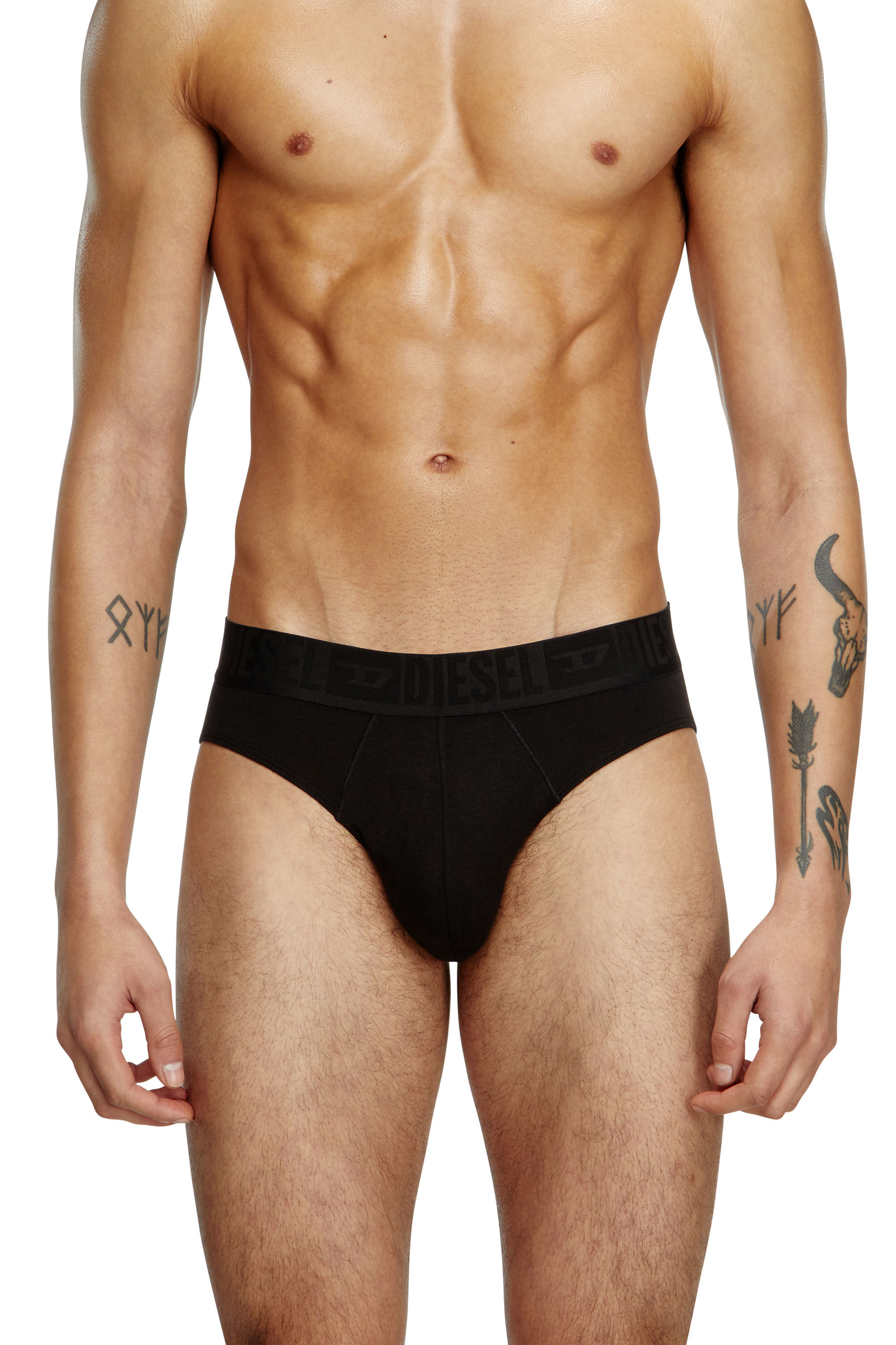 Diesel - ROY-D-MONO-3PACK, Lot de trois boxers Homme in Noir - 3