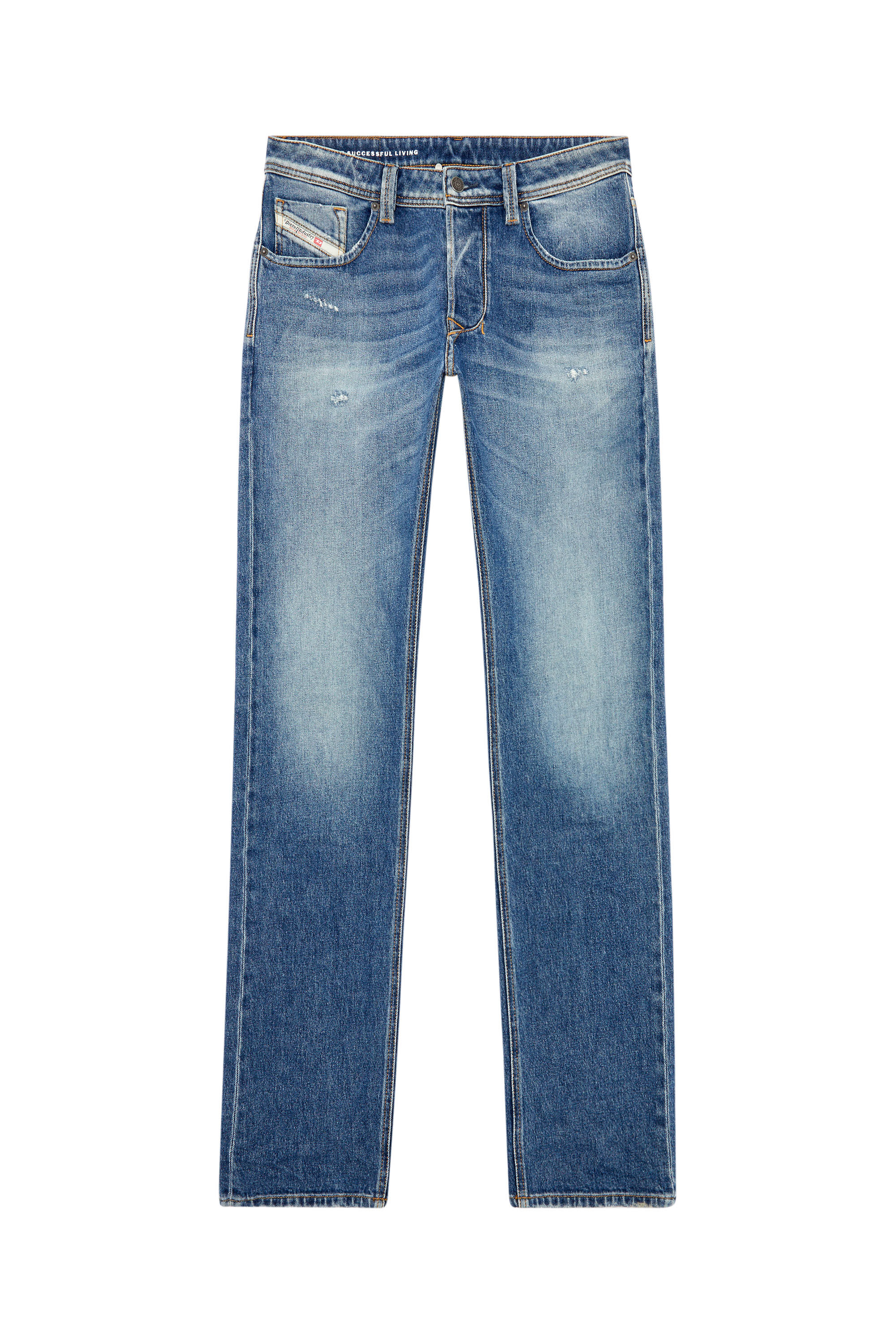 Diesel - Straight Jeans 1985 Larkee 09I16, Bleu moyen - Image 2